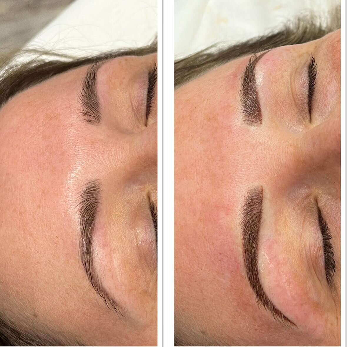 Annual colour refresh on these brows. Summers around the corner ☀️ (we hope) 😅

Have you had yours? 

#powderbrows #semipermanenteyebrows #colourboost #eyebrows