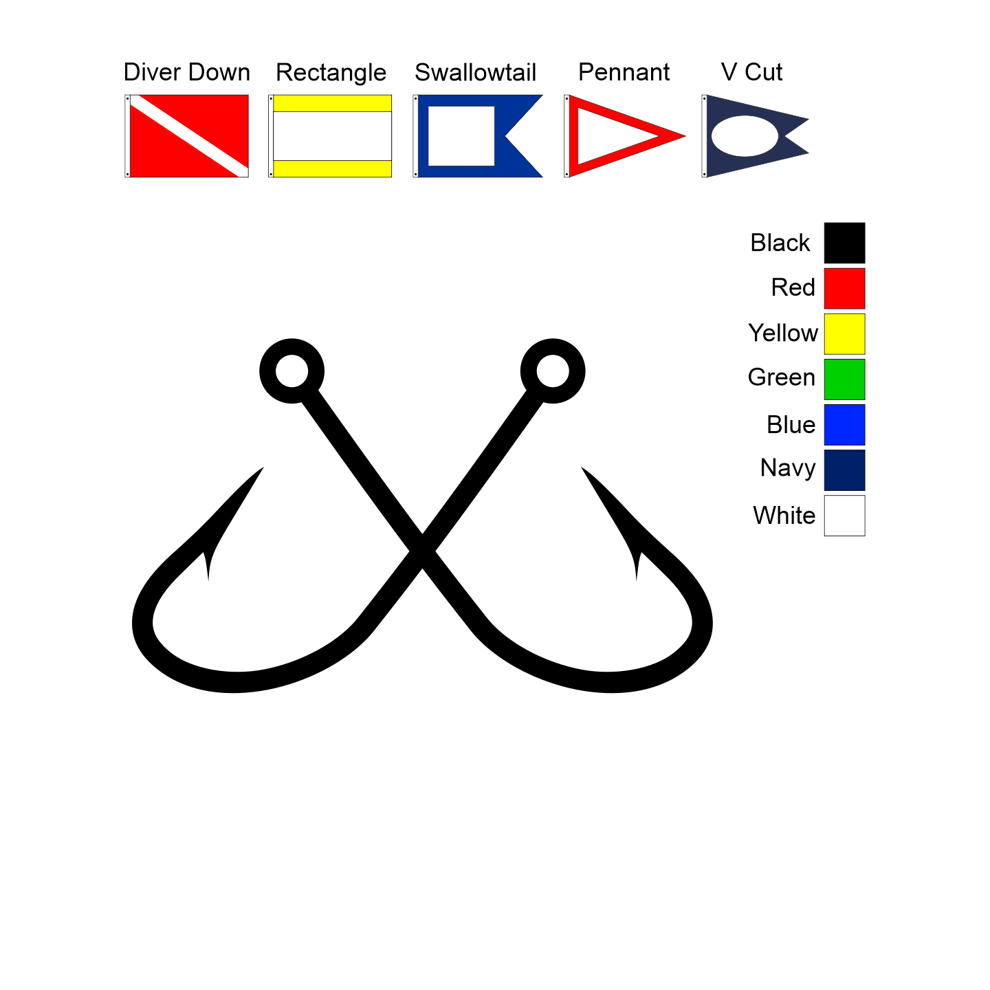 Crossed Hooks