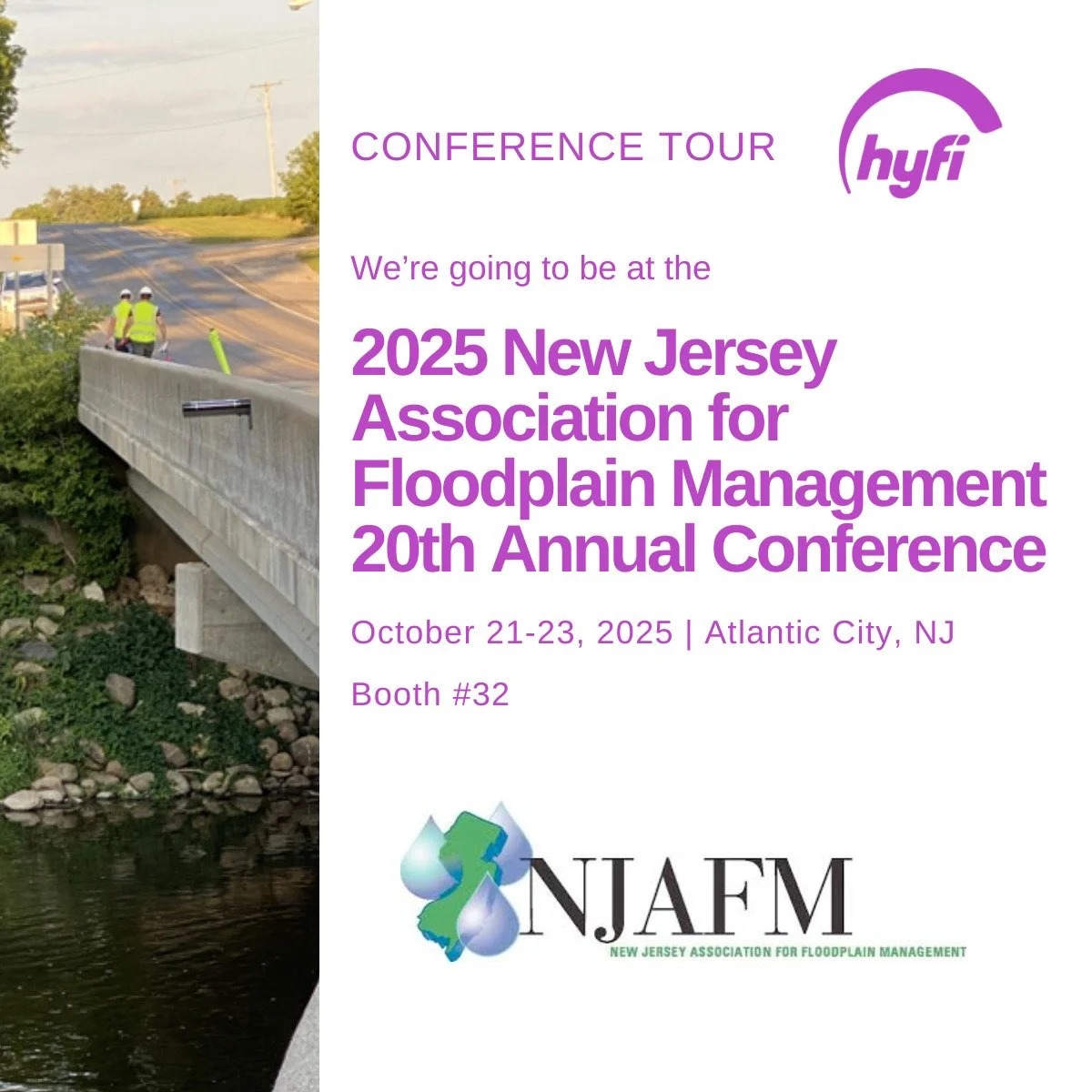 We&rsquo;re coming to you live from the New Jersey Association for Floodplain Management 20th Annual Conference 👋 

If you&rsquo;re in Atlantic City, stop by Booth #32 and say hi!