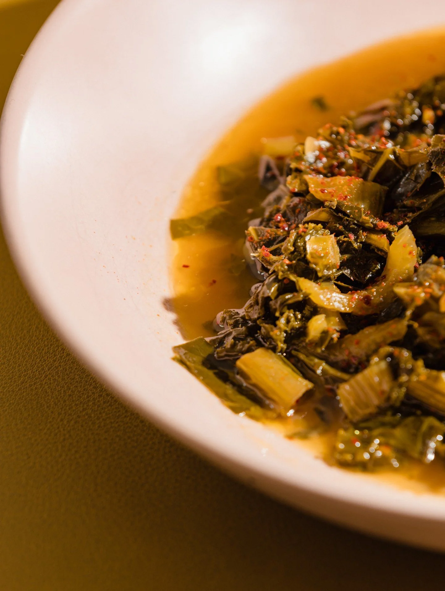 It's that time of year when we crave a pipping bowl of greens. Ours will remind you of Grandma's. And dare we say better but don't tell her.