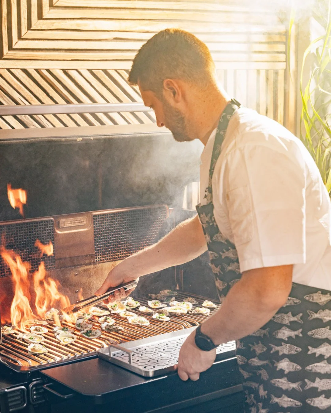 It's that time of year again! @chswineandfood is back with their 20th festival and an incredible line up. Catch our own chef Manuel Dollwet at Shucked! on Thursday. On Saturday, @chefandthef takes the main stage with the one and only @jimcantore. It'