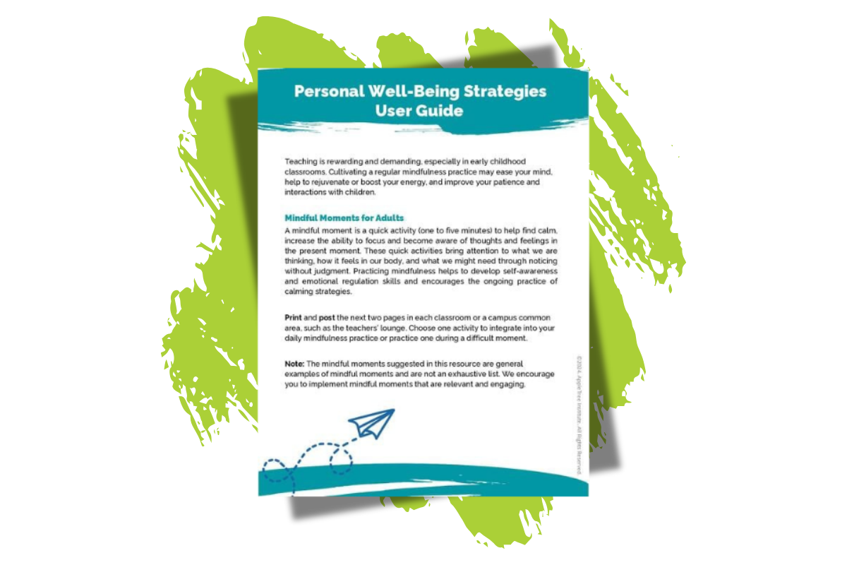Free Resource - Personal Well-Being Strategies for Educators — Every ...