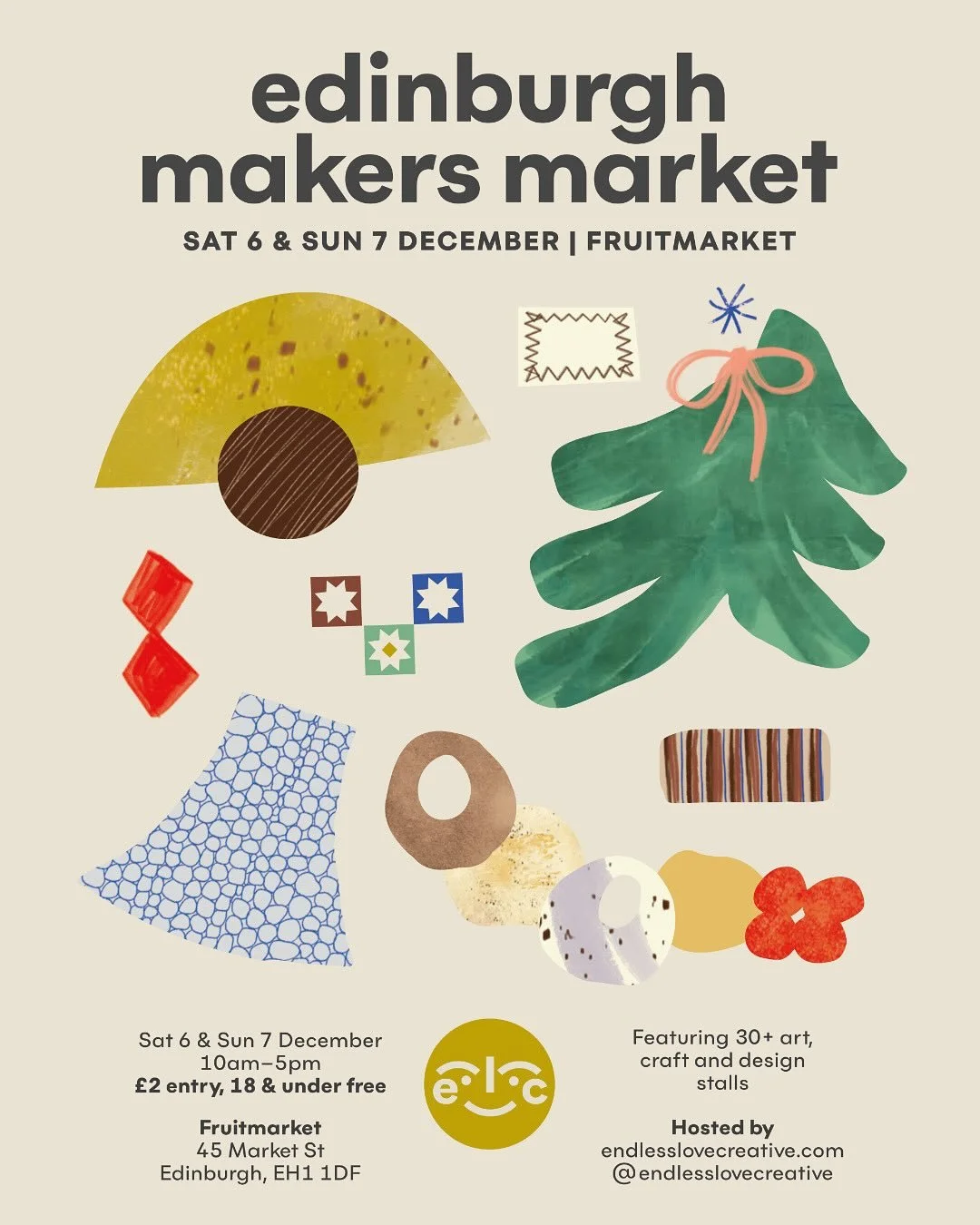 Endless Love Creative: Edinburgh Makers Market at Fruitmarket