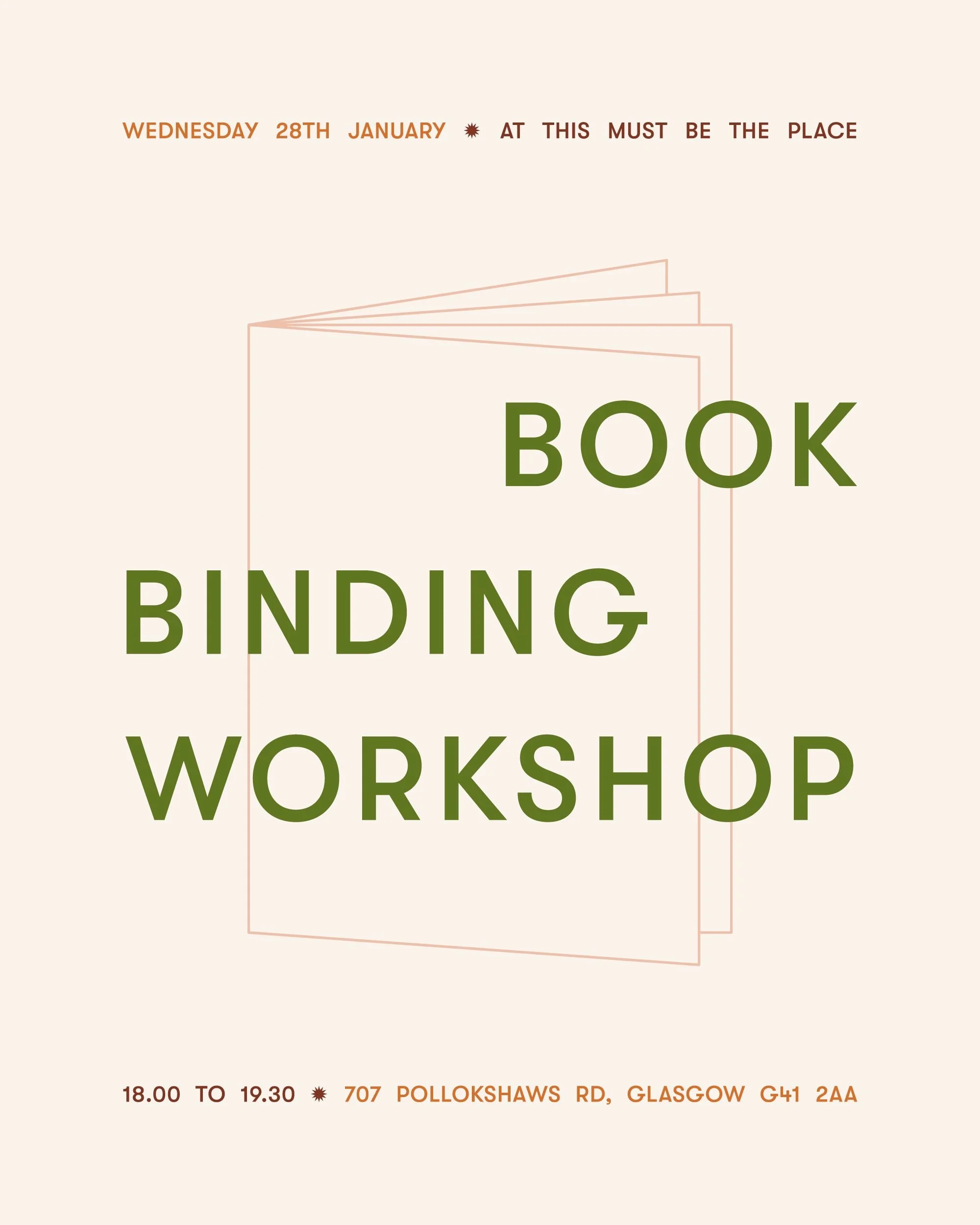 Bookbinding Workshop: Saddle Stitch Binding