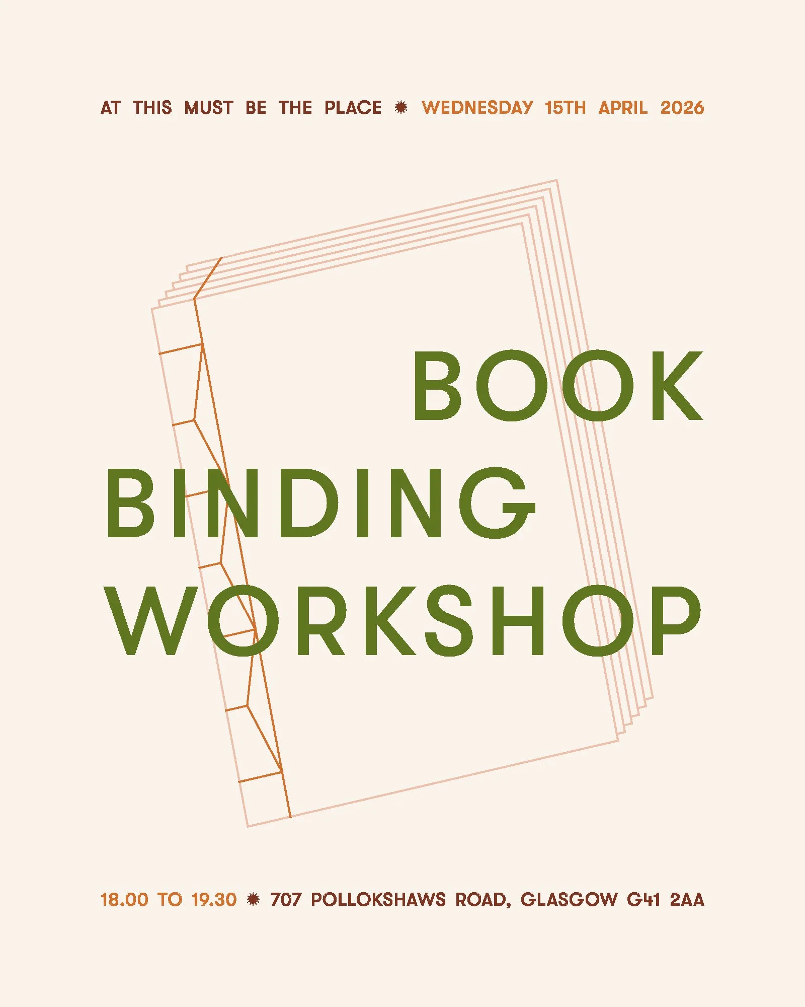 Bookbinding Workshop: hemp leaf binding