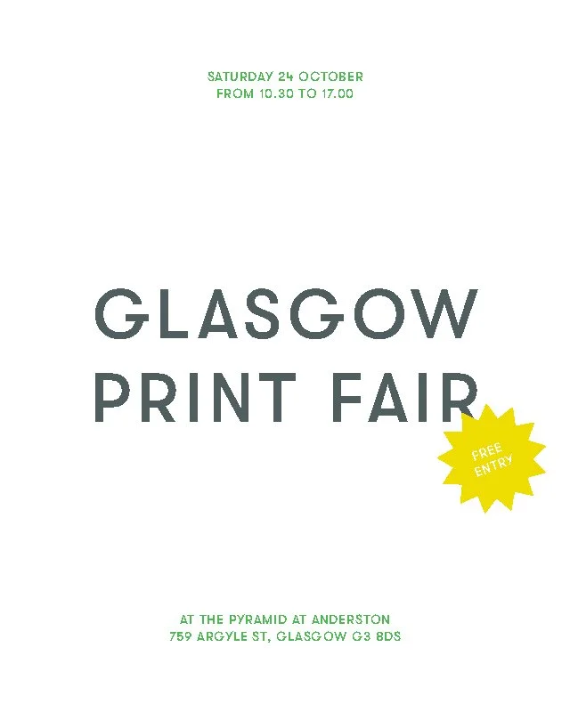 Glasgow Print Fair 2026