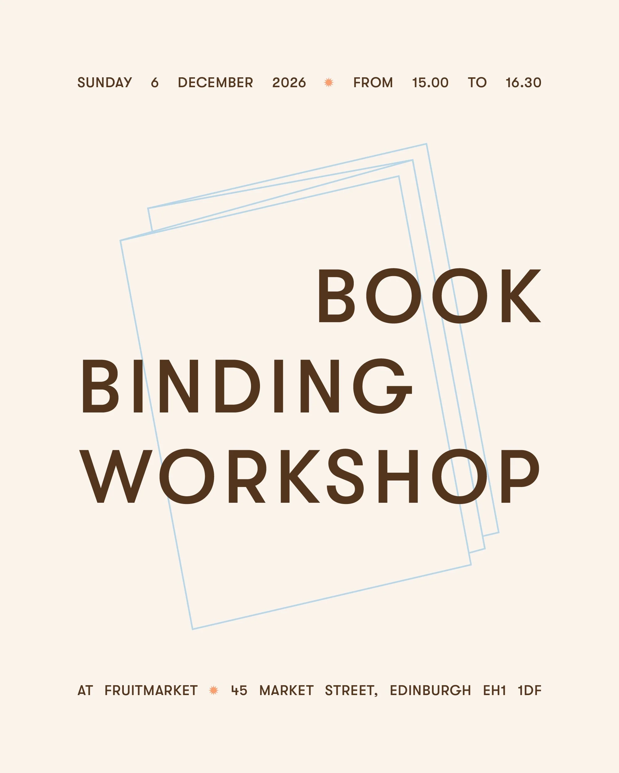 Bookbinding Workshop: concertina sketchbook