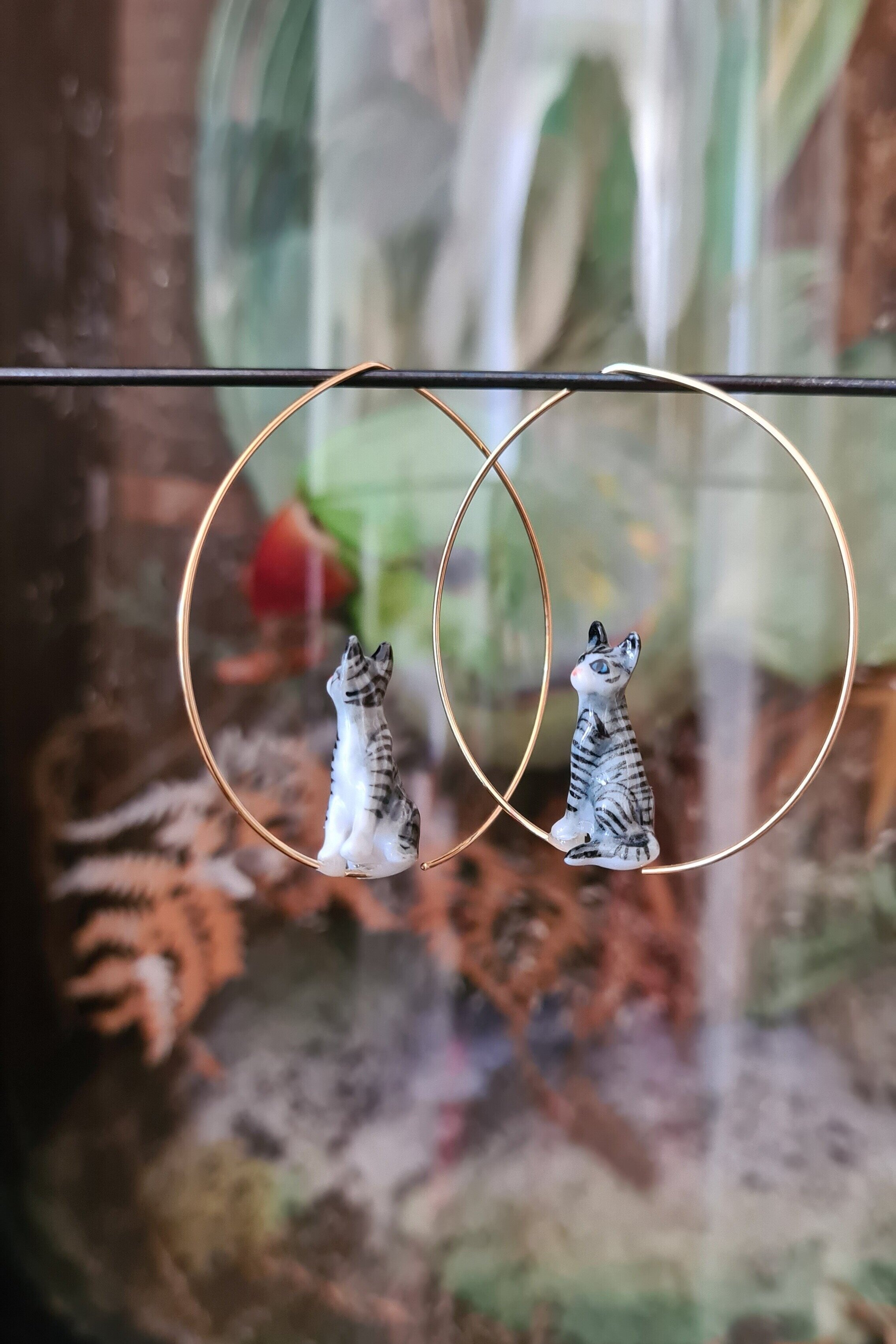 orecchini con animali