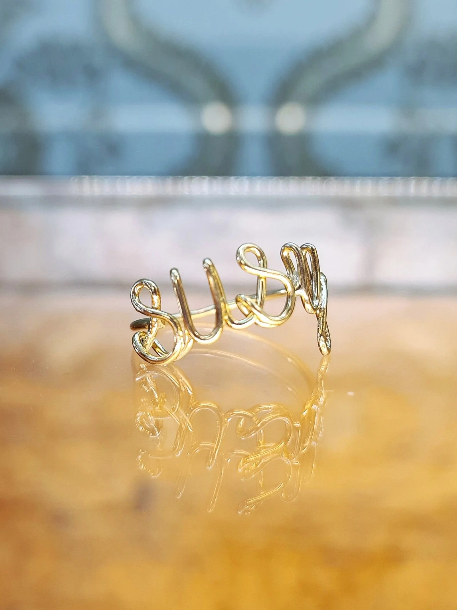 anello con nome personalizzato