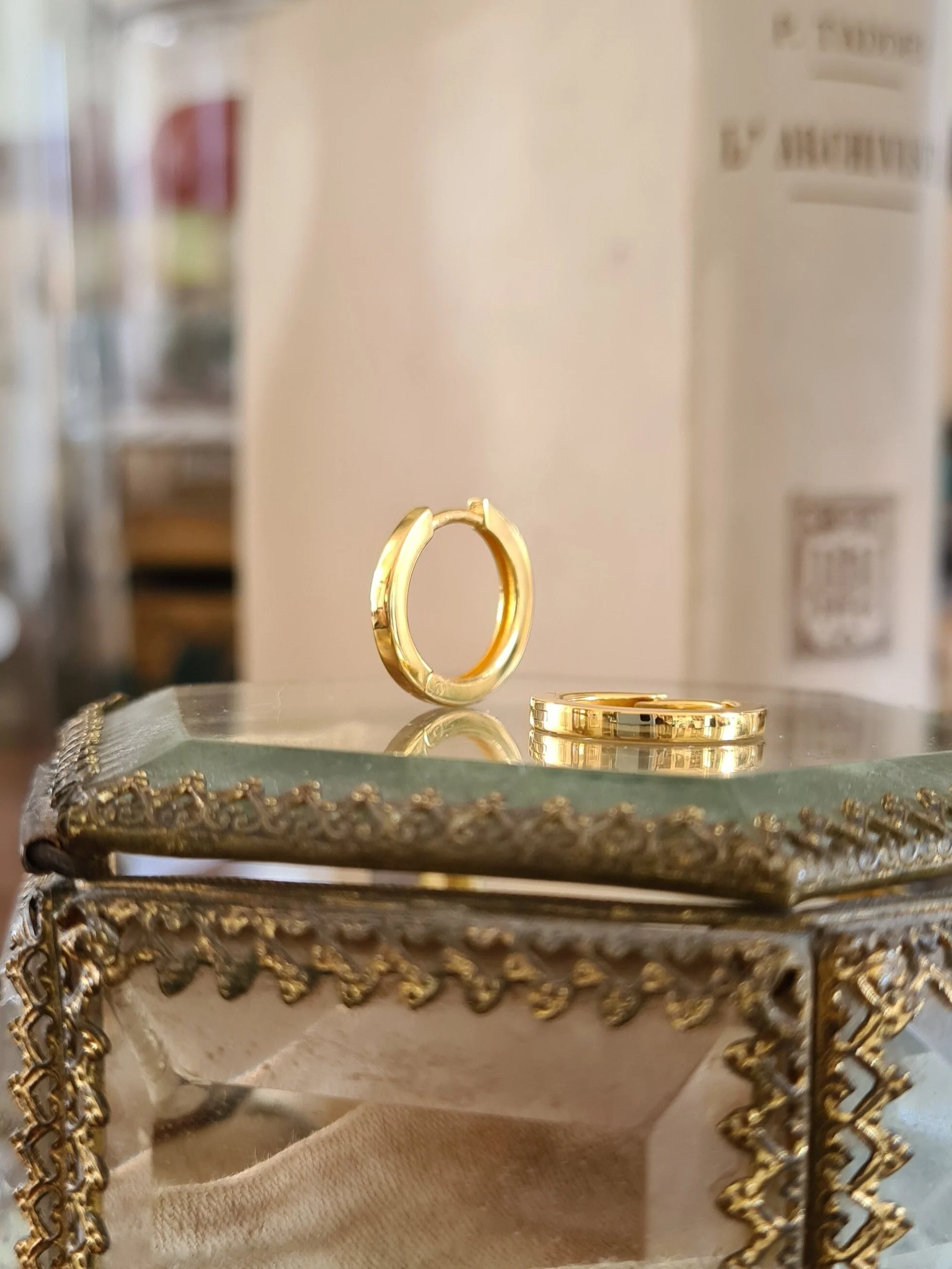 Cerchi Kurshuni in argento placcato oro