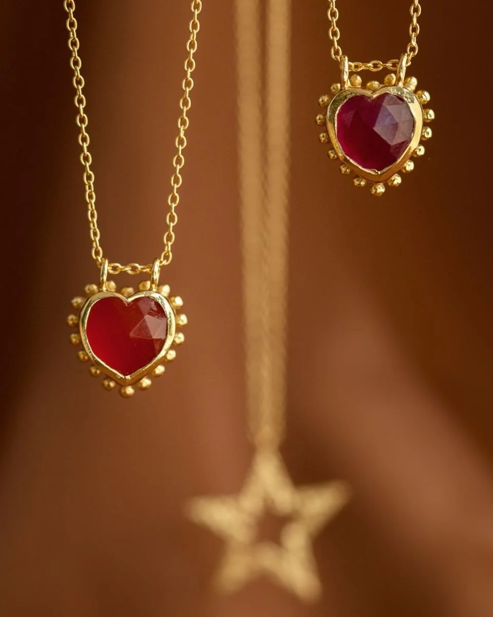 Collana con pendente a cuore