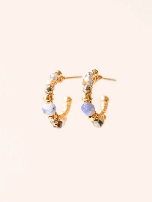Orecchini Clip-on Goccia Cascata Fiori Foglie Vite &ndash; Oro/Argento Vintage