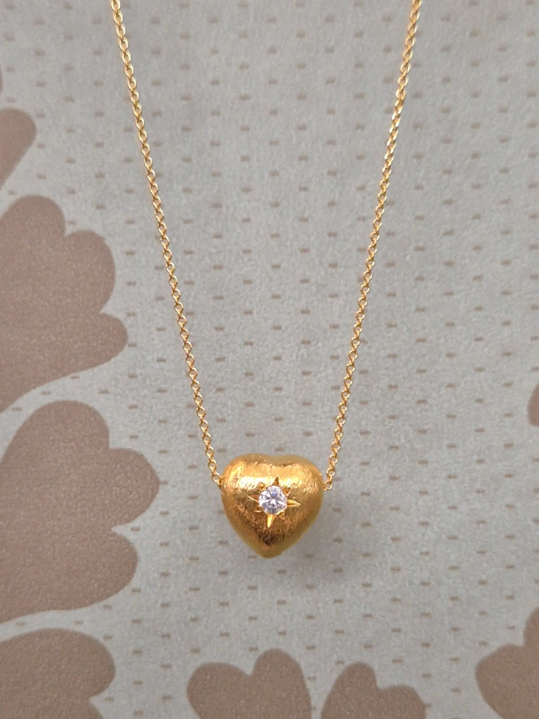 Collana pepita cuore