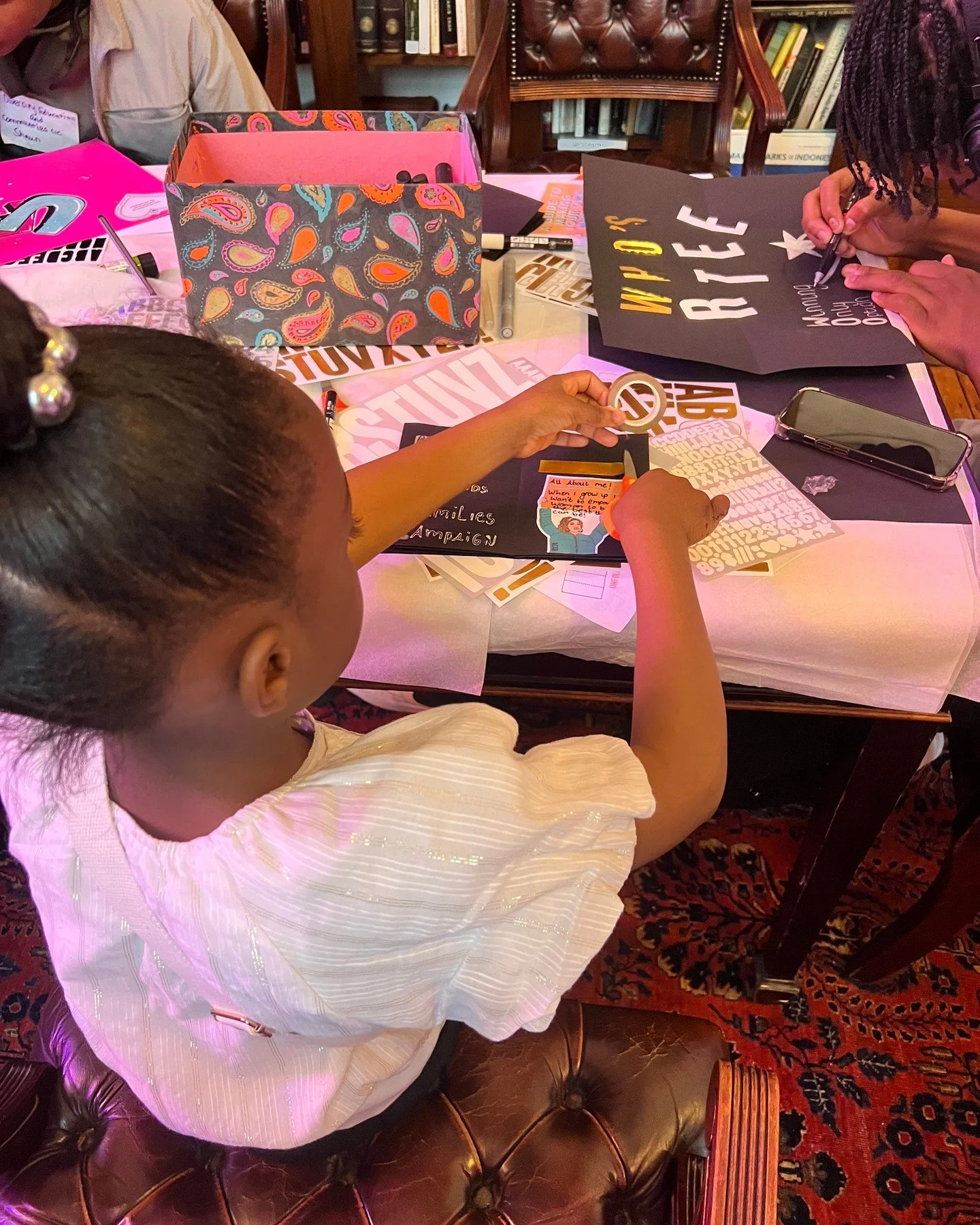 We can't believe this zine making workshop with @uffcampaign was a year ago! It was such a beautiful day to be a part of and so incredible to see how the theme of collective care resonated with people, particularly their Youth Wing who were sharing t