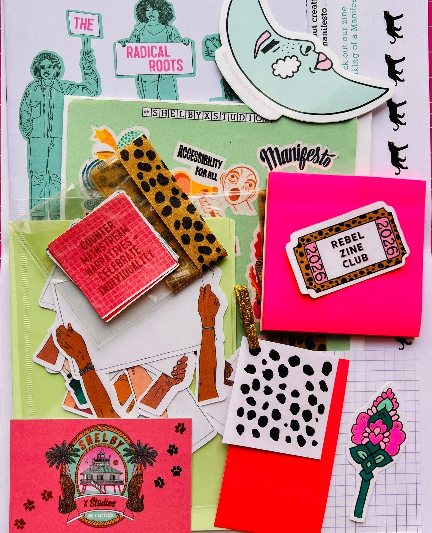 What world do you want to live in? ⁠
⁠
This zine kit invites you to declare what you stand for and make a declaration of your intentions, motives, or views. You can blend text, collage, images and any form of creative expression to create a manifesto