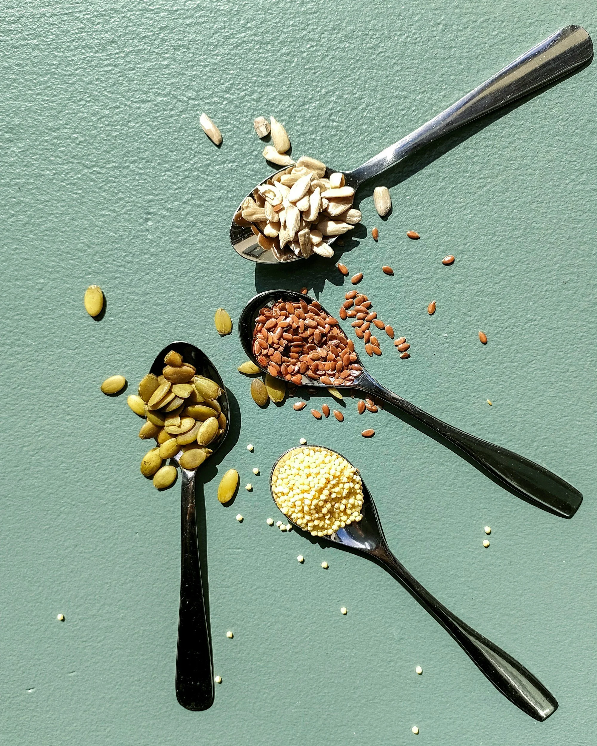 4 spoons of seeds