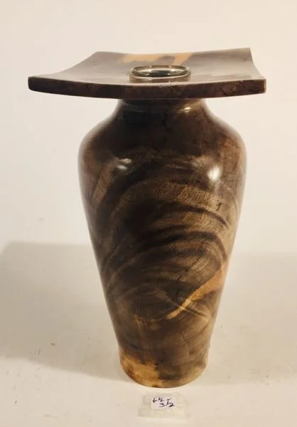 Buckeye Burl Tube Vase