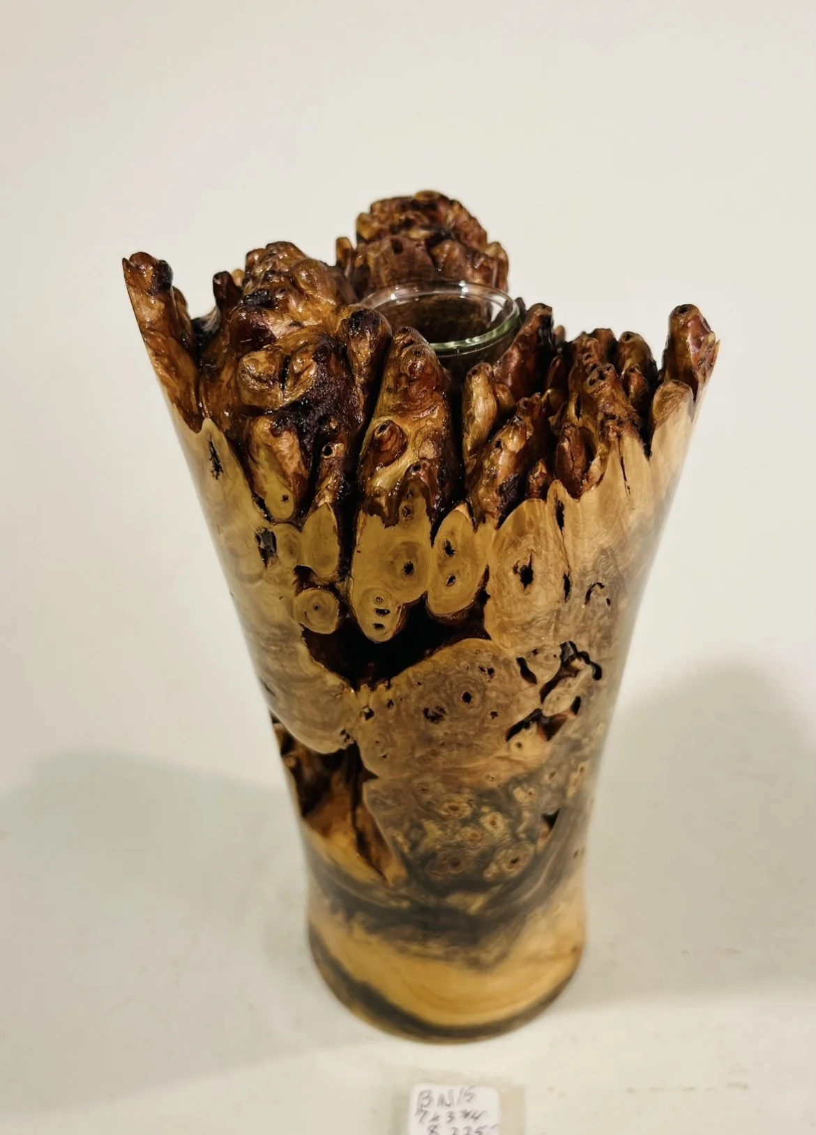 Buckeye Burl Vase             BN13