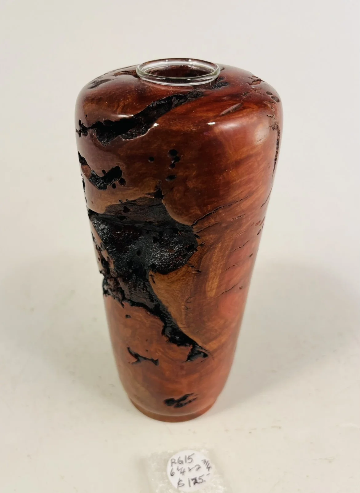 Red Gum Burl Vase            RG15