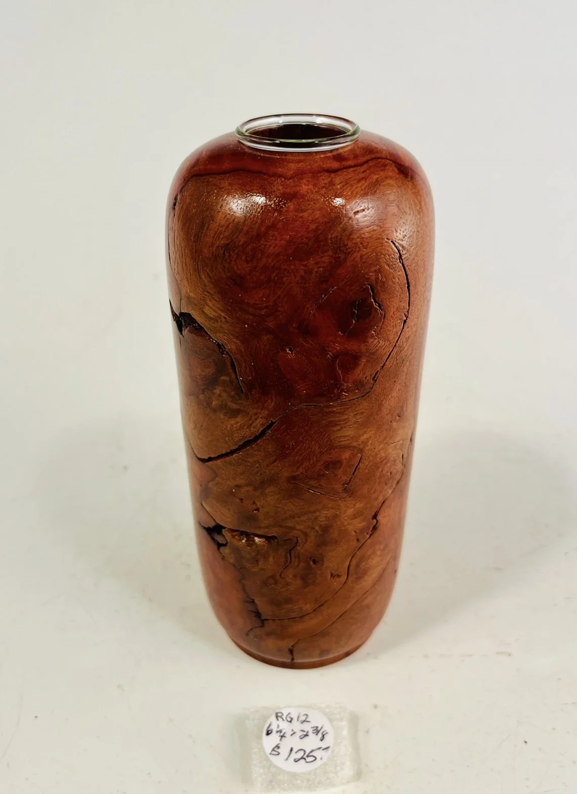 Red Gum Burl Vase        RG12