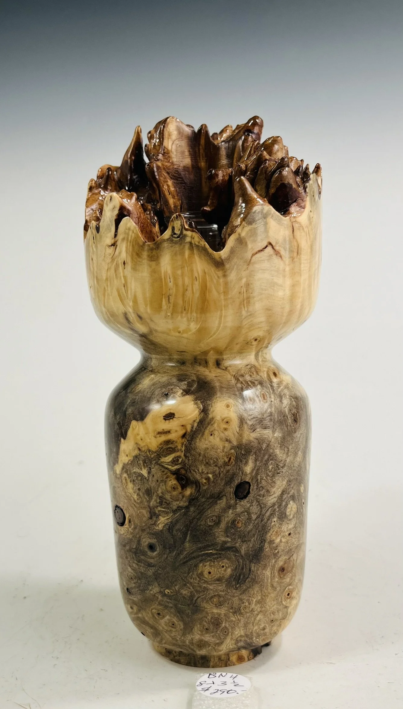 Buckeye Burl Vase         BN4