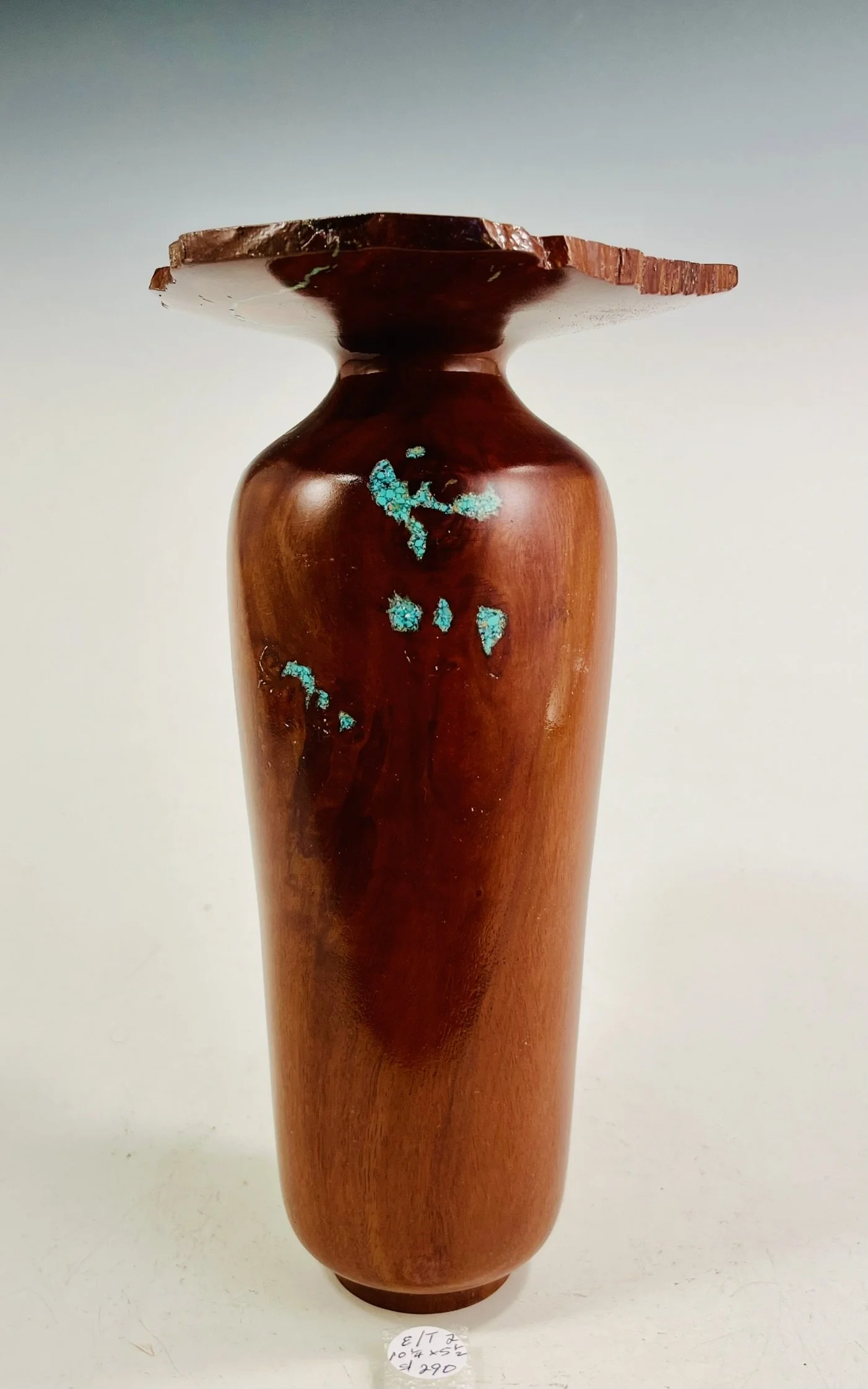 Eucalyptus / Turquoise Vase         E/T2