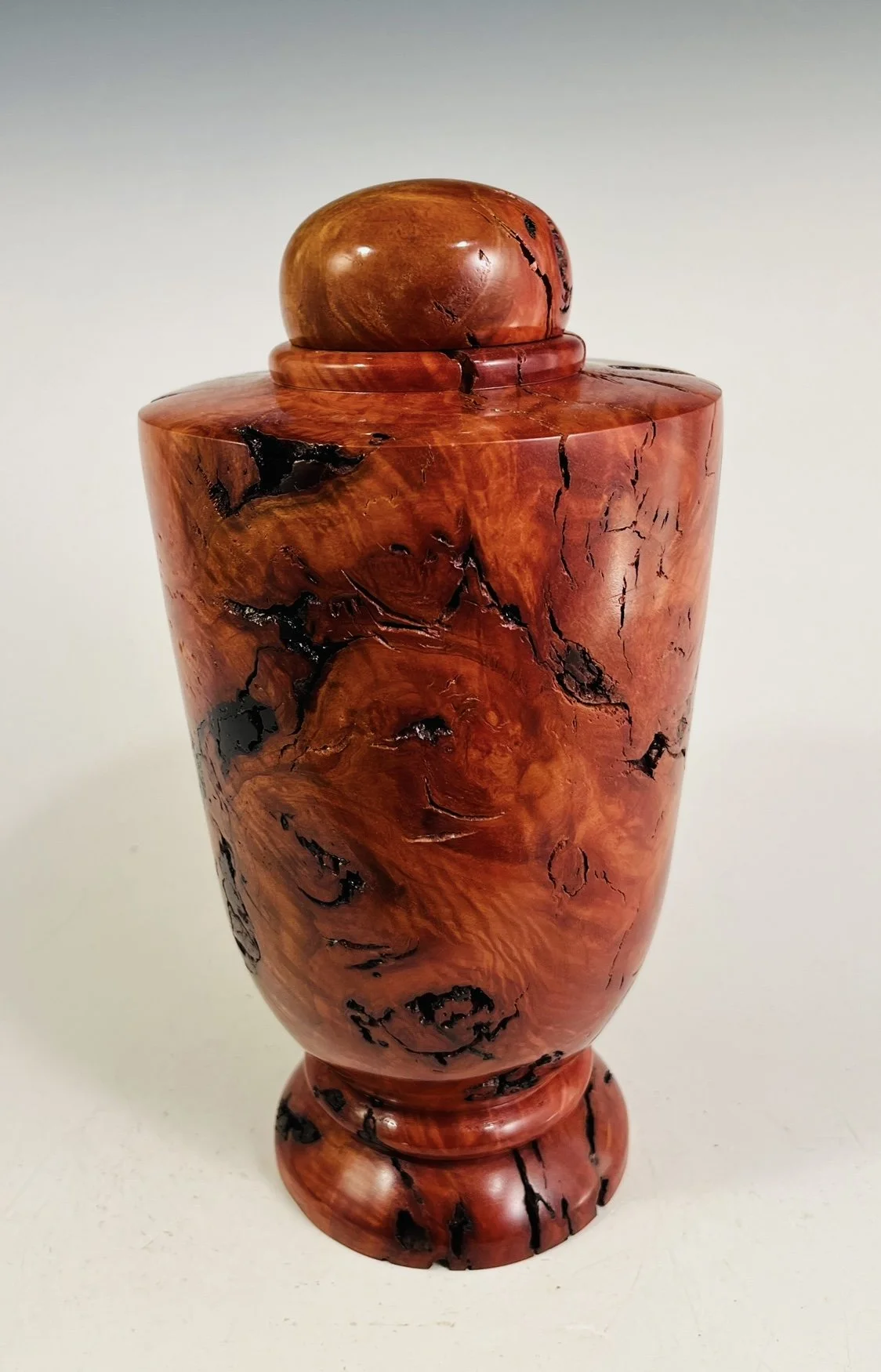 Red Gum Burl Hollow Form