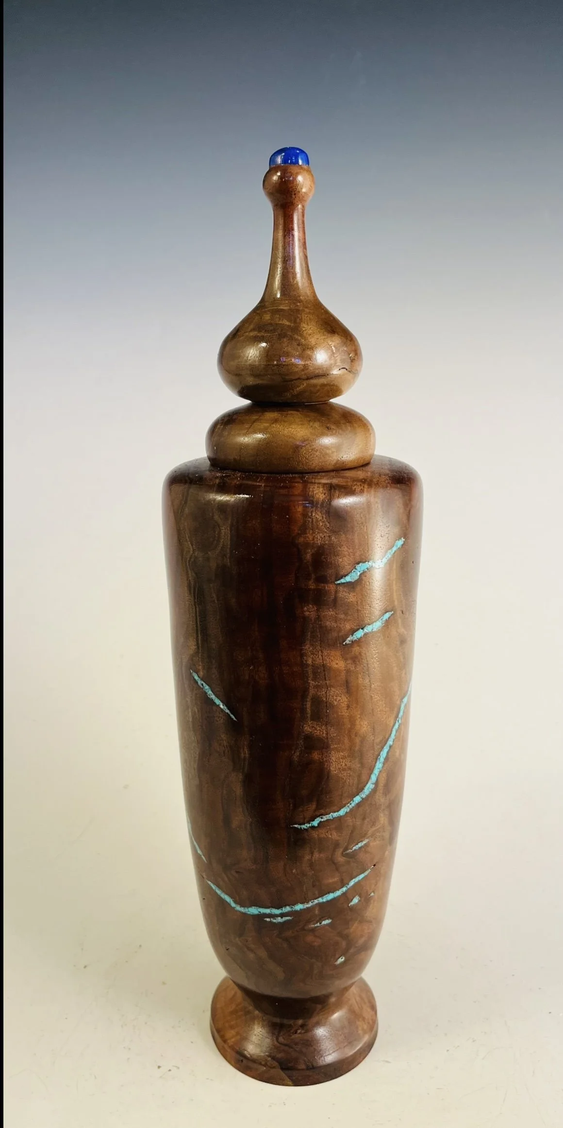 Claro Walnut Burl Hollow Form