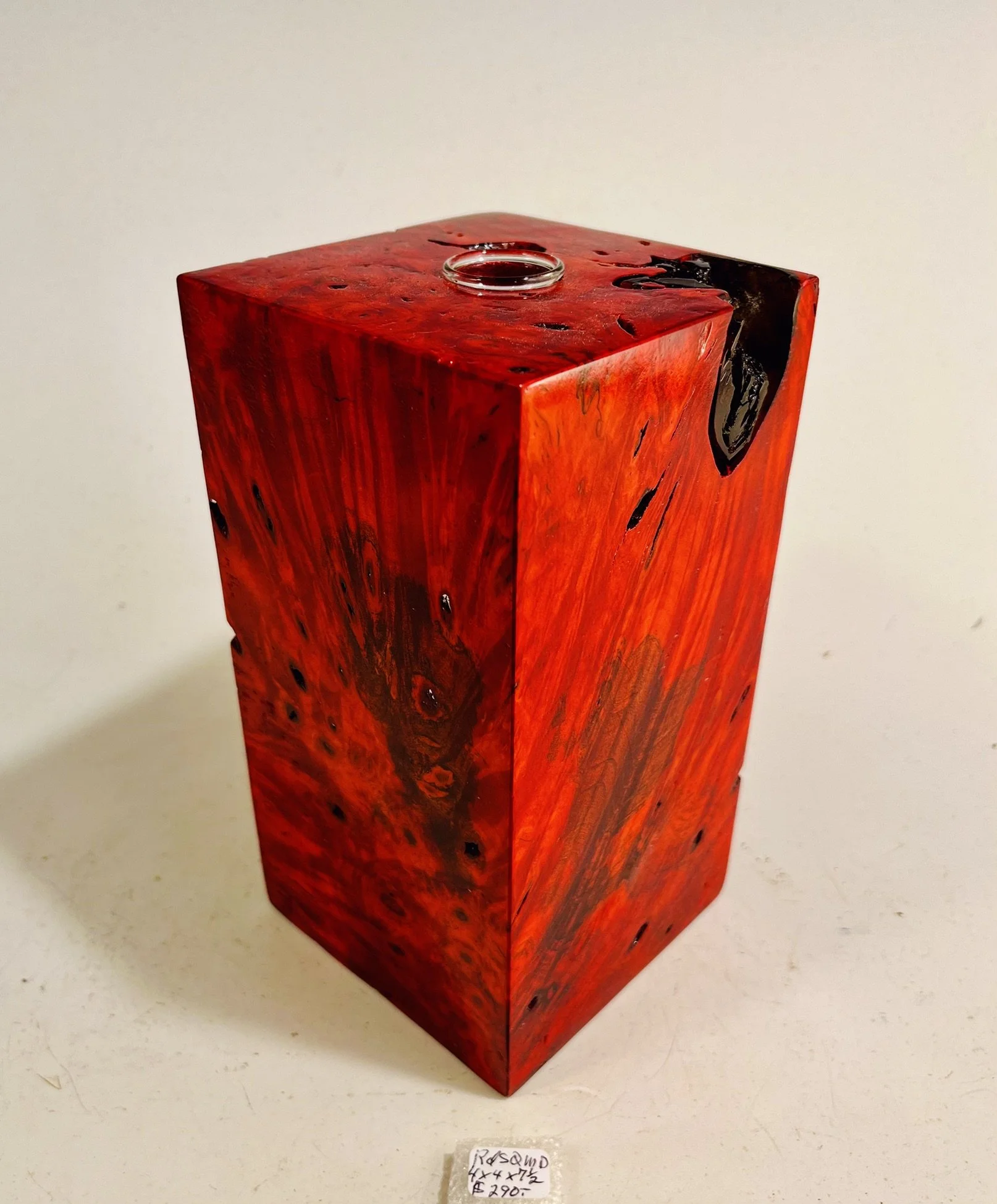 Buckeye Burl Vase      RdSQMD