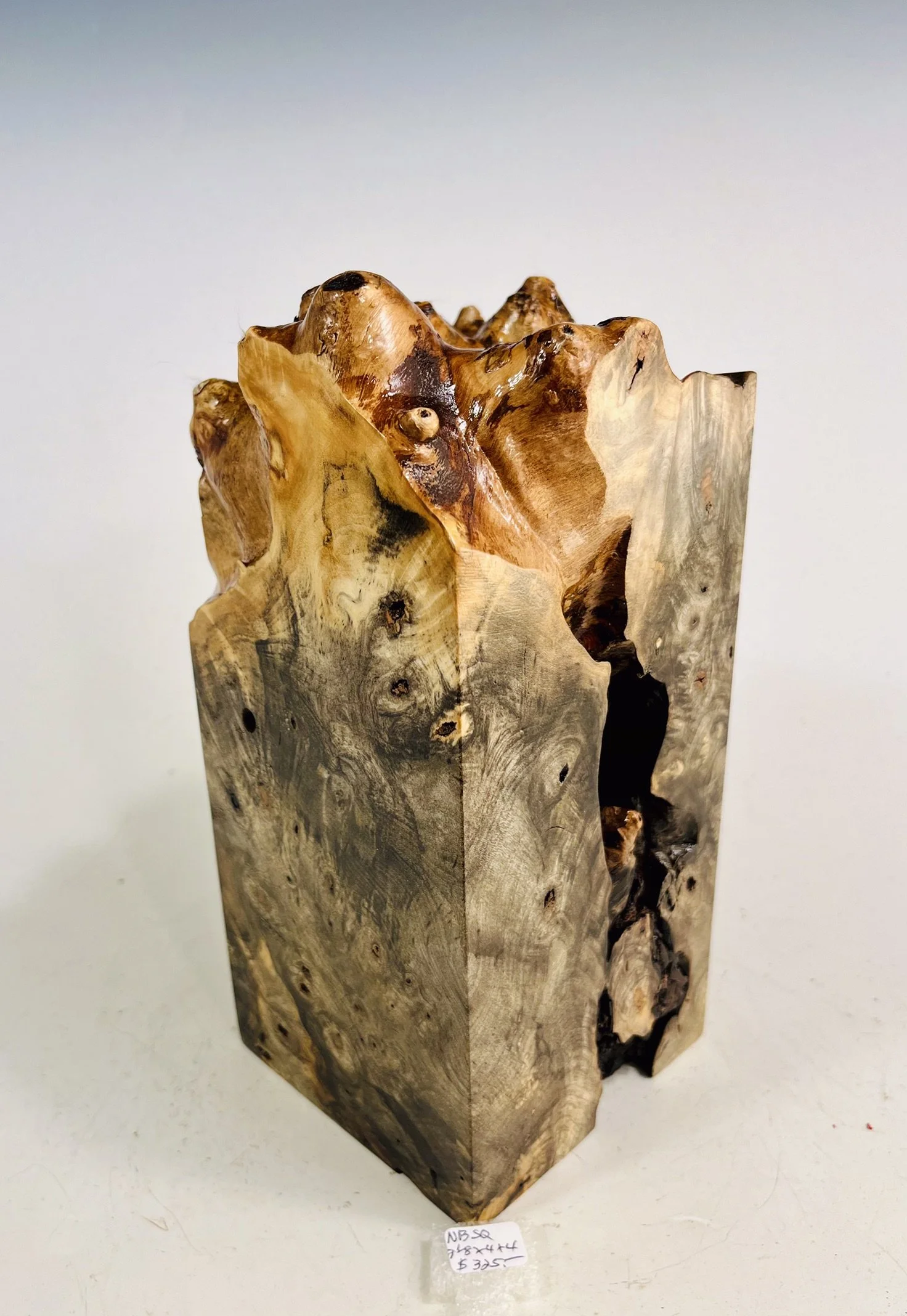 Buckeye Burl Vase         NBSQ