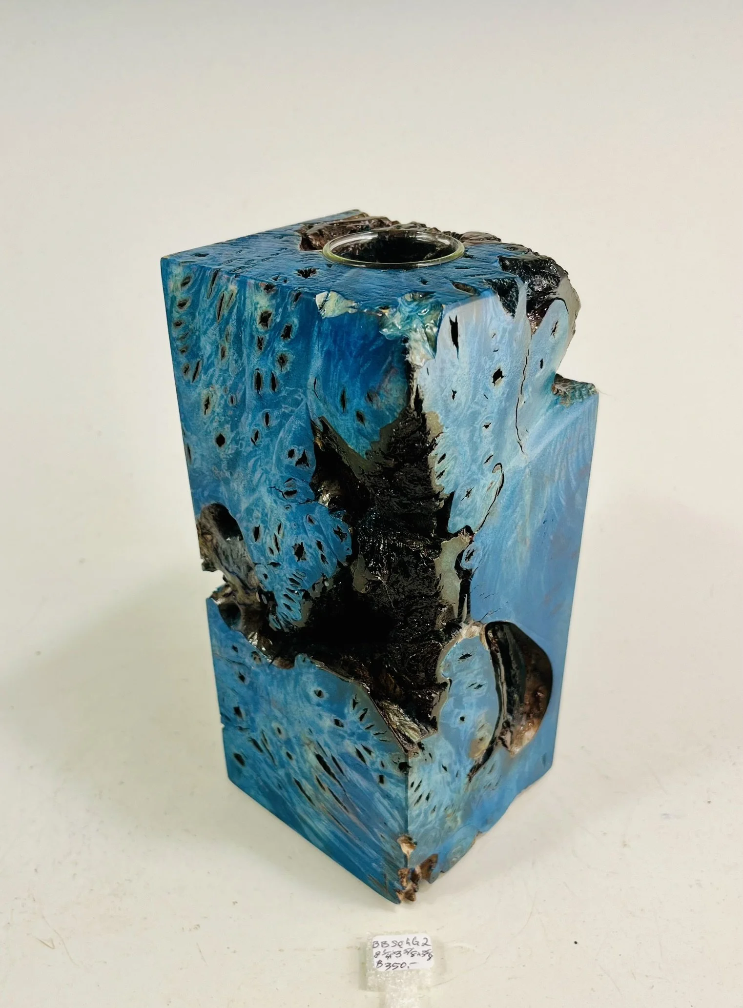 Buckeye Burl Vase   BBSQLG2