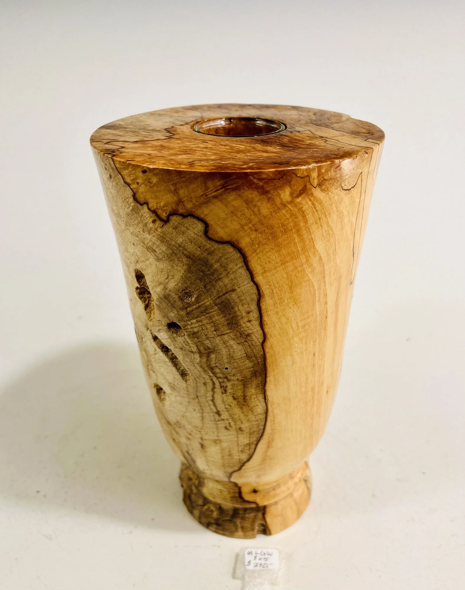 Spalted Maple Burl Vase     MLGW