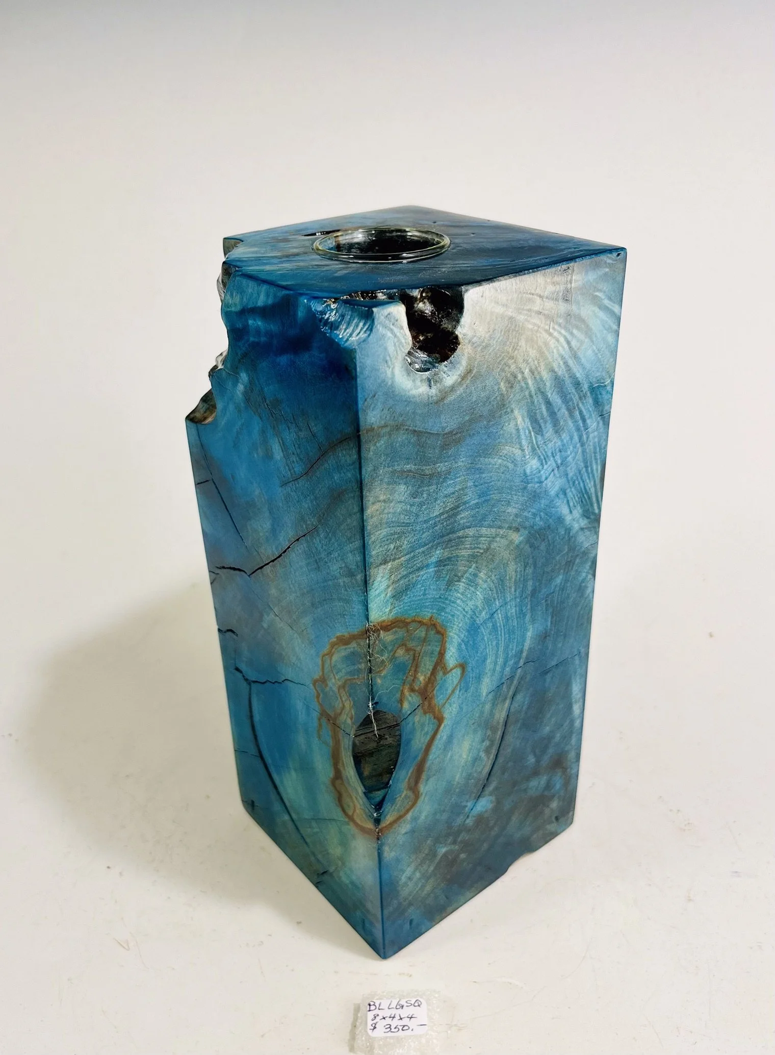 Buckeye Burl Vase    BLLGSQ