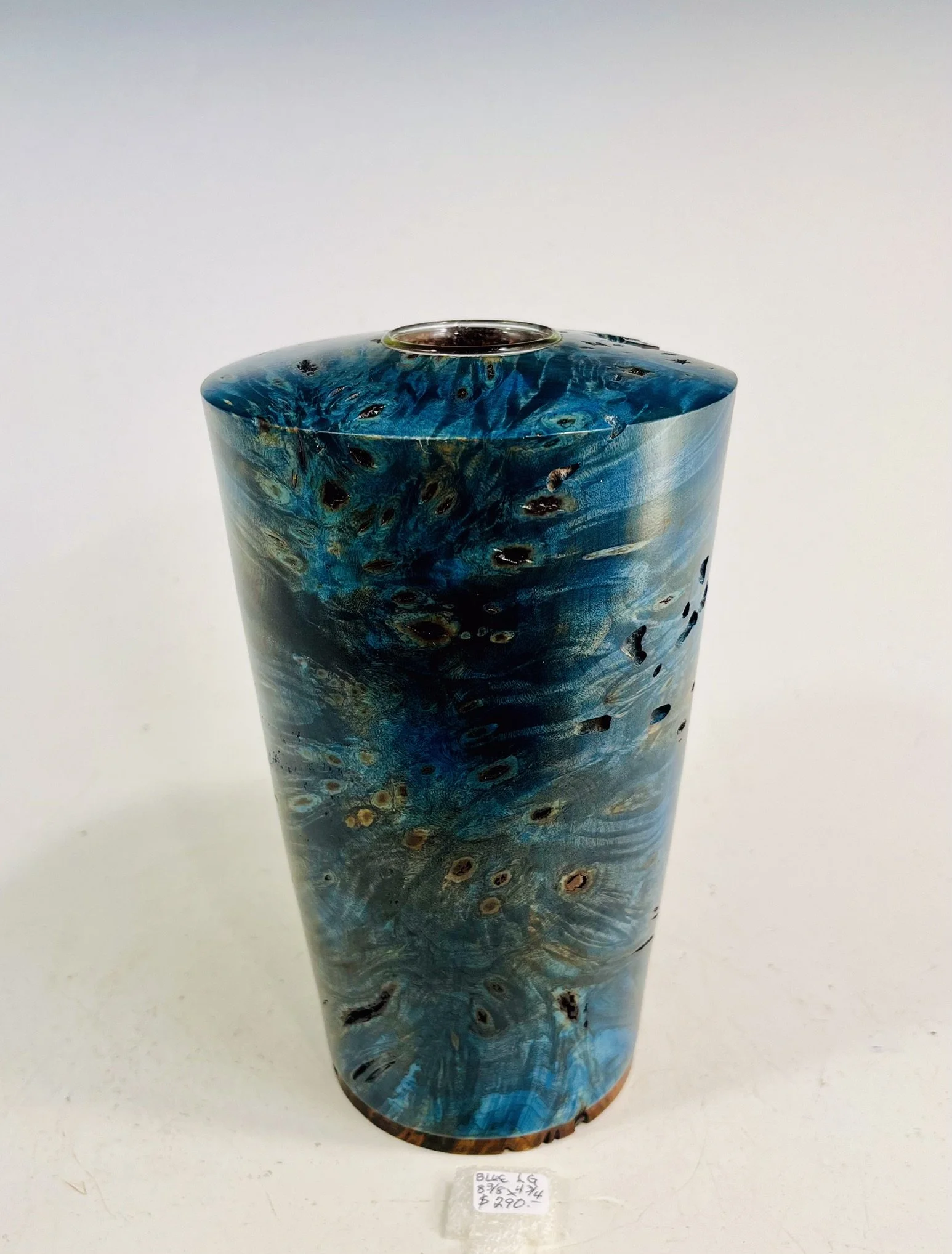 Buckeye Burl Vase         BlueBLG