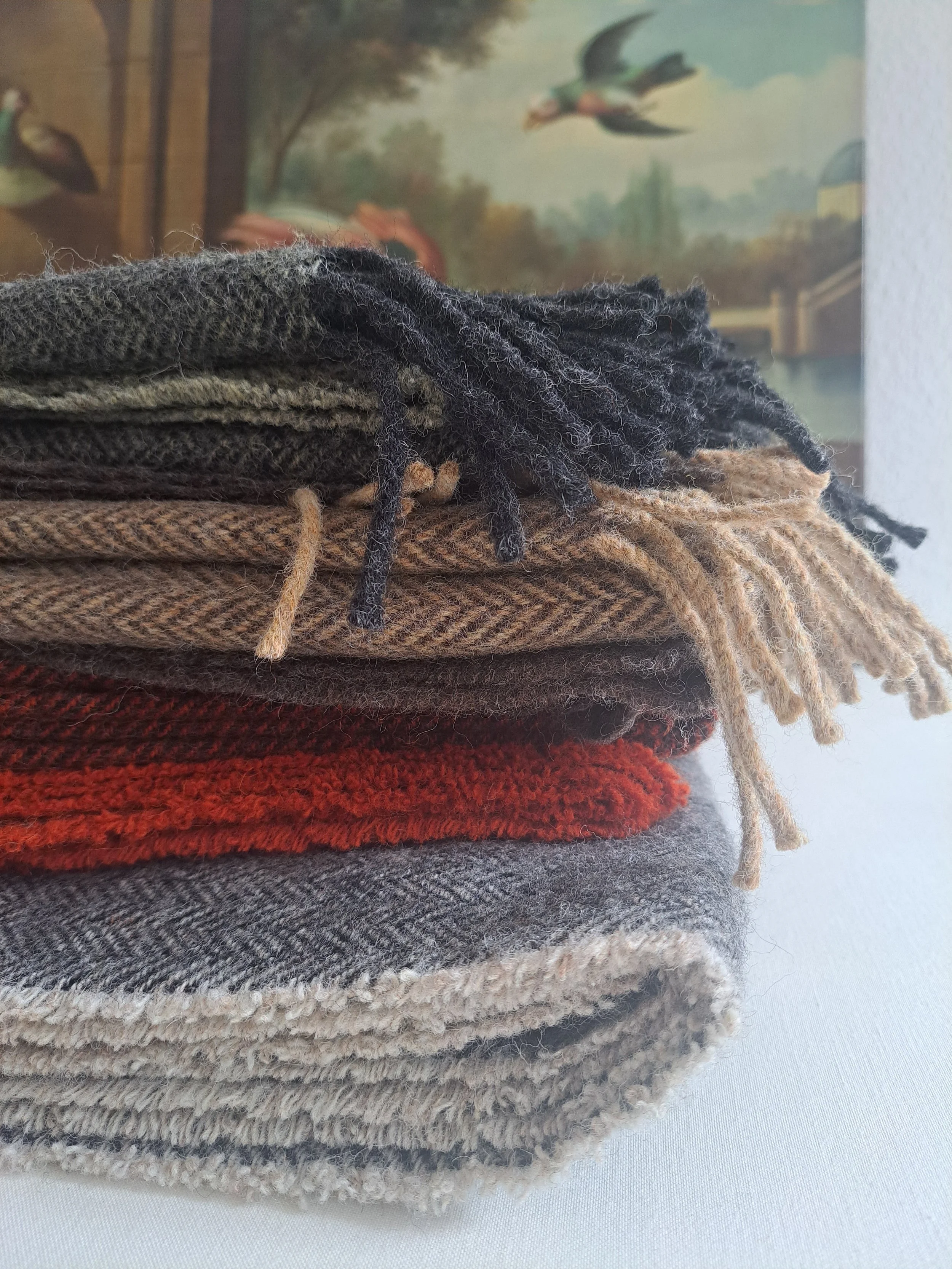 Shetland Wool Throws