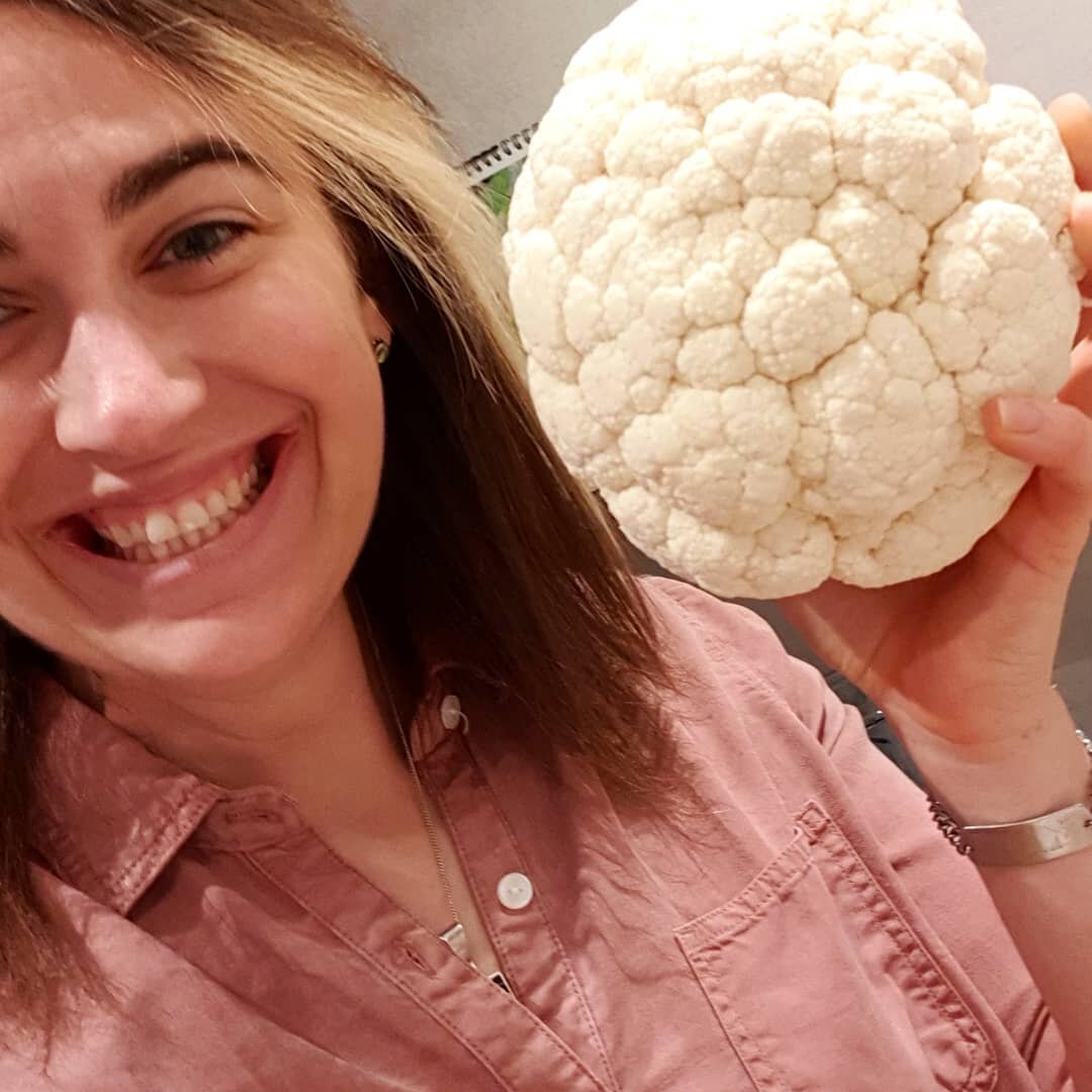&quot;This cauliflower is almost as big as my head!&quot; was definitely the exclamation went along with this photo. Welcome to another weird edition of meet your host, Paris. Favourite things? Cauliflower, cauliflower fried rice, and cooking caulifl