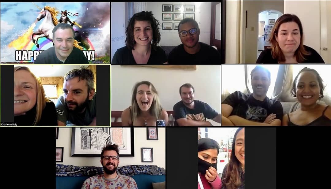 Today was a lovely day for your very own host, Paris, and her friends from all over the world surprised her on Zoom to play a little bingo and send her some socially-distanced love. Friends called in from the USA, Germany, Slovenia, Scotland, England