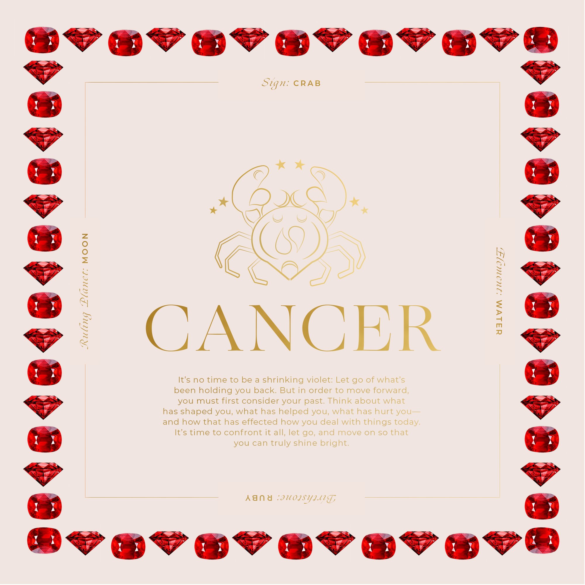 Caroline Constas Zodiac Series - Cancer
