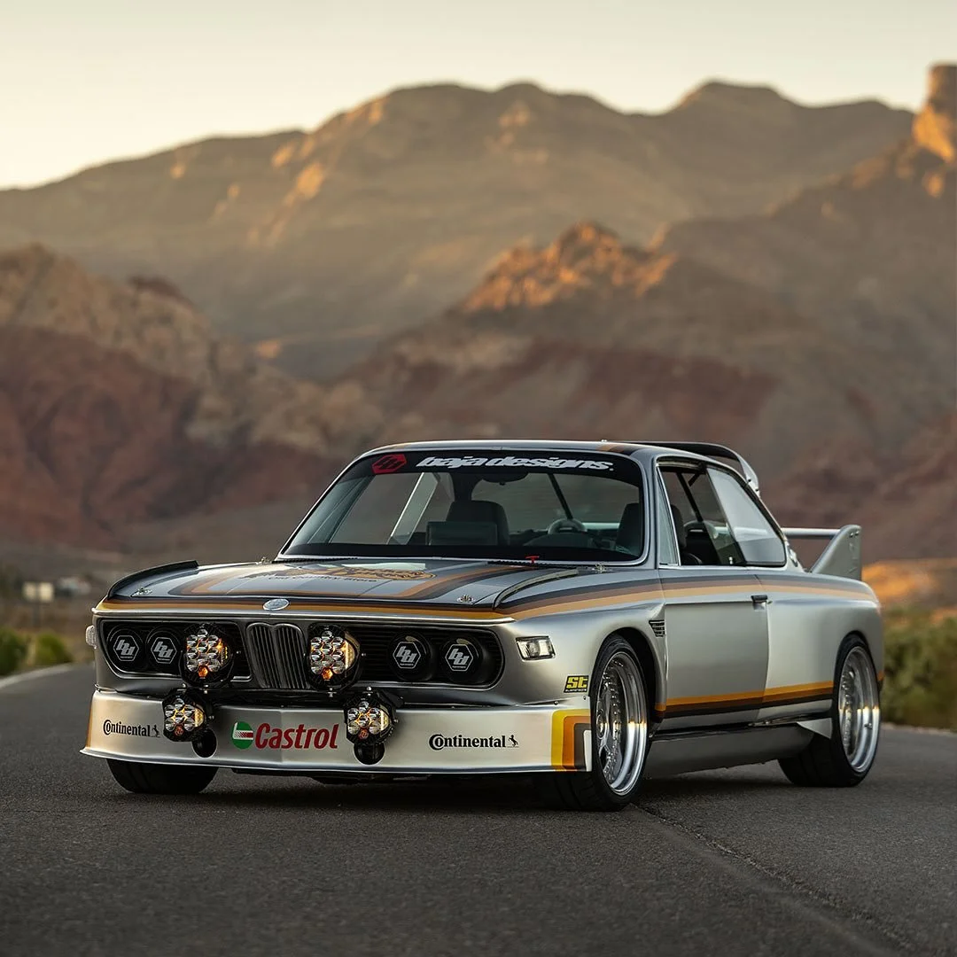 One of my favorite photo sets from SEMA this year and probably one of my favorite vehicles as well. Working at @bajadesigns we were able to discover @seniorsix building this crazy E9 that&rsquo;s actually sitting on a 135I chassis. 

His goal was to 