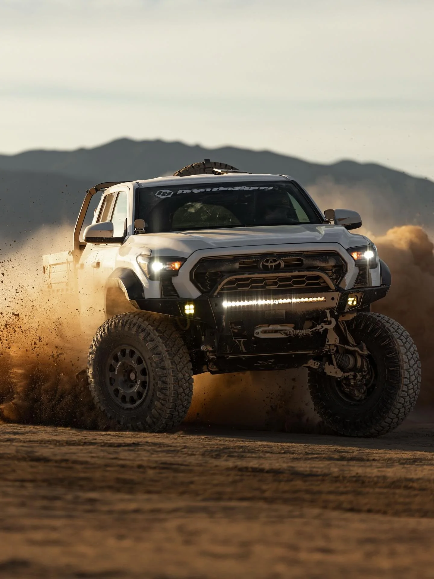 @kristianbolster woke me up at 3am to shoot these photos of his Tacoma before he had to load it at SEMA for @bajadesigns It&rsquo;s a pretty rad truck.