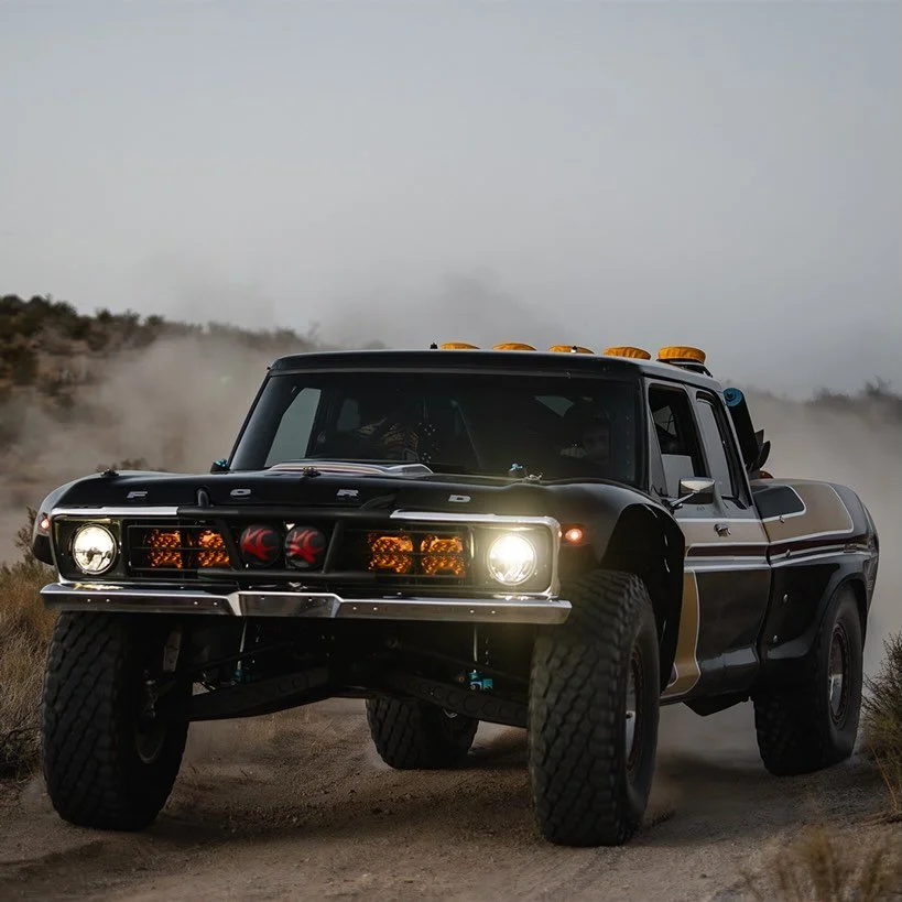 The Lucky 7 F100 is truck straight from a 70s dream filled with tiger print, rock and roll, and questionable people with mustaches. It still was an honor to shoot this beautiful machine a couple years ago.