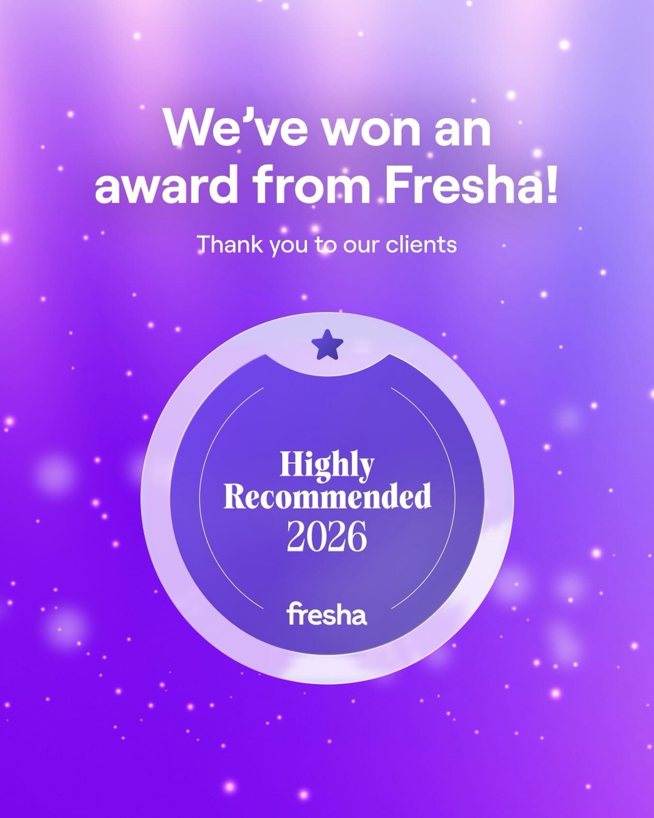 I&rsquo;m beyond excited to share that we&rsquo;ve been awarded Highly Recommended by Fresha! 💛

This recognition means so much to us, as it celebrates businesses that truly go above and beyond for their clients&mdash;delivering exceptional service,