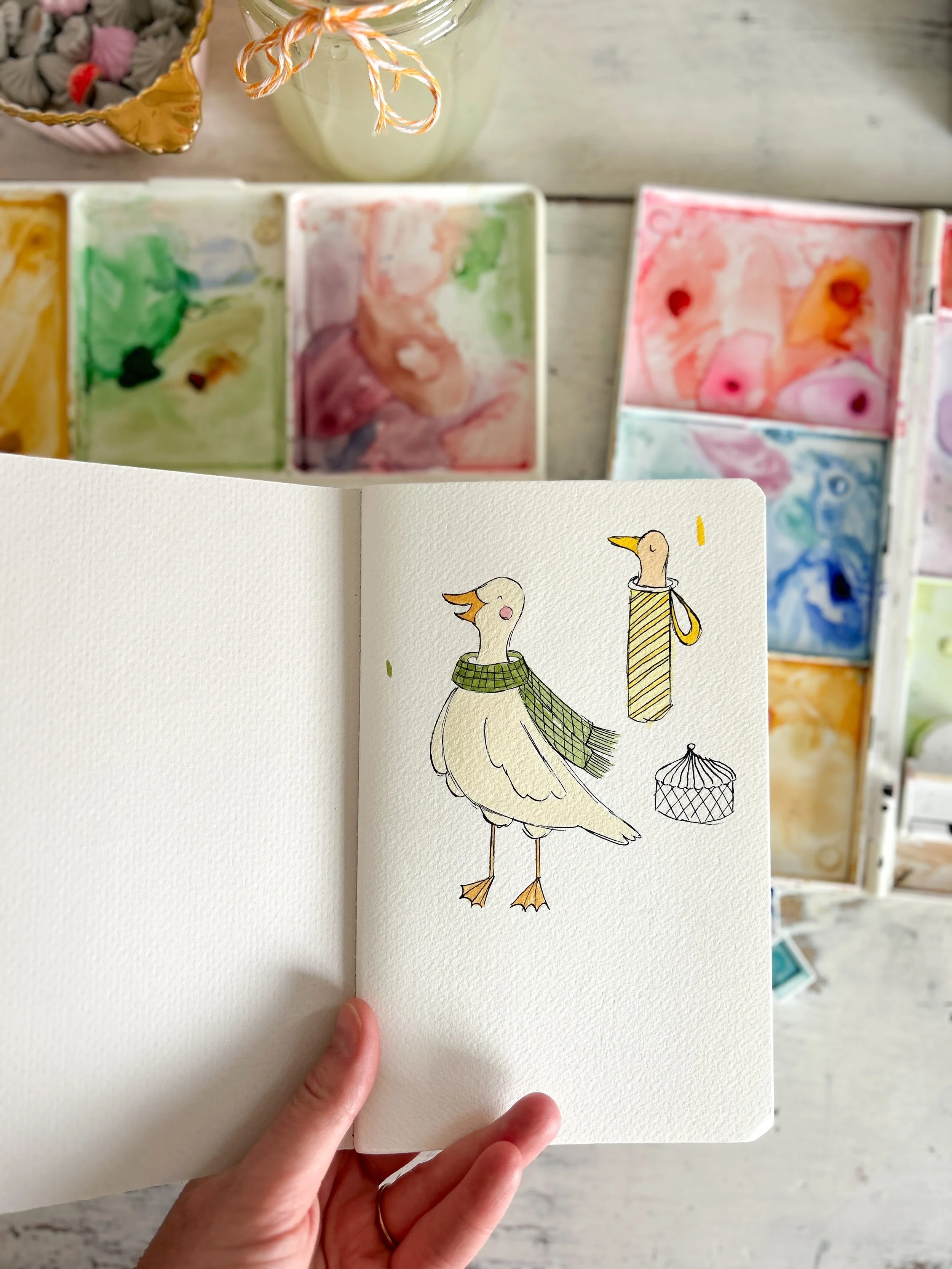 Goose Illustration By Artist Elise Maree.JPG