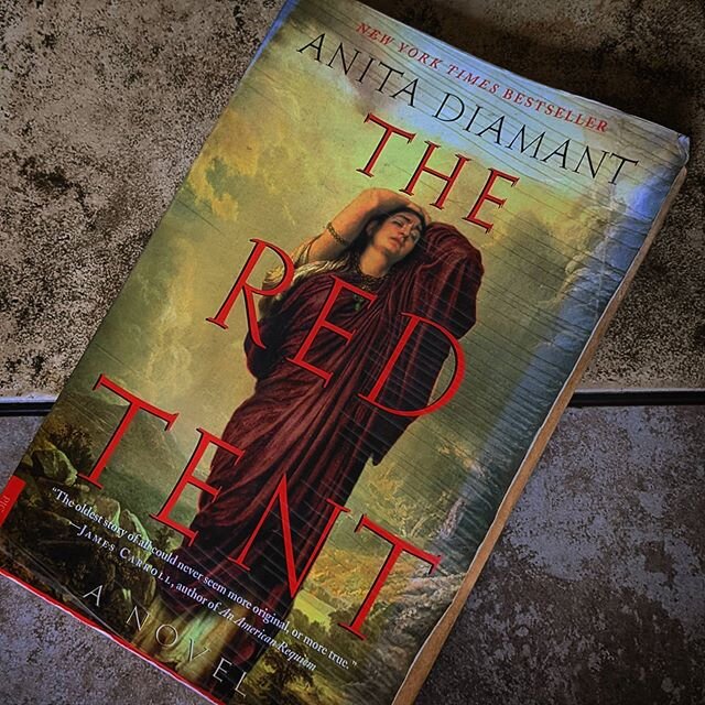 &quot;The Red Tent&quot; by Anita Diamant. This book has been on my to-read list for more than a decade. I finished it this morning. Well worth the wait. #keepreading #theredtent #diamant #imnotcryingyourecrying