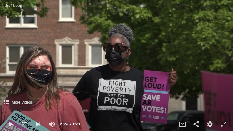 THV11:  Anti-democratic bills prompt Capitol protest