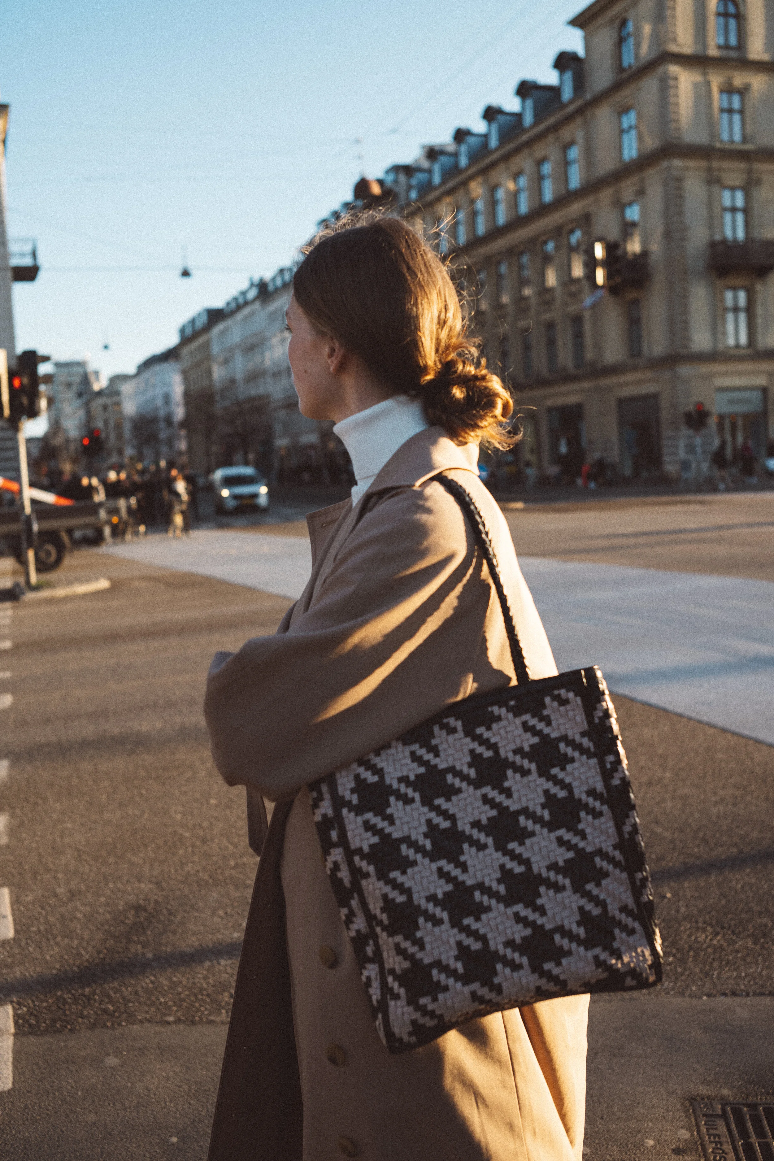 houndstooth tote