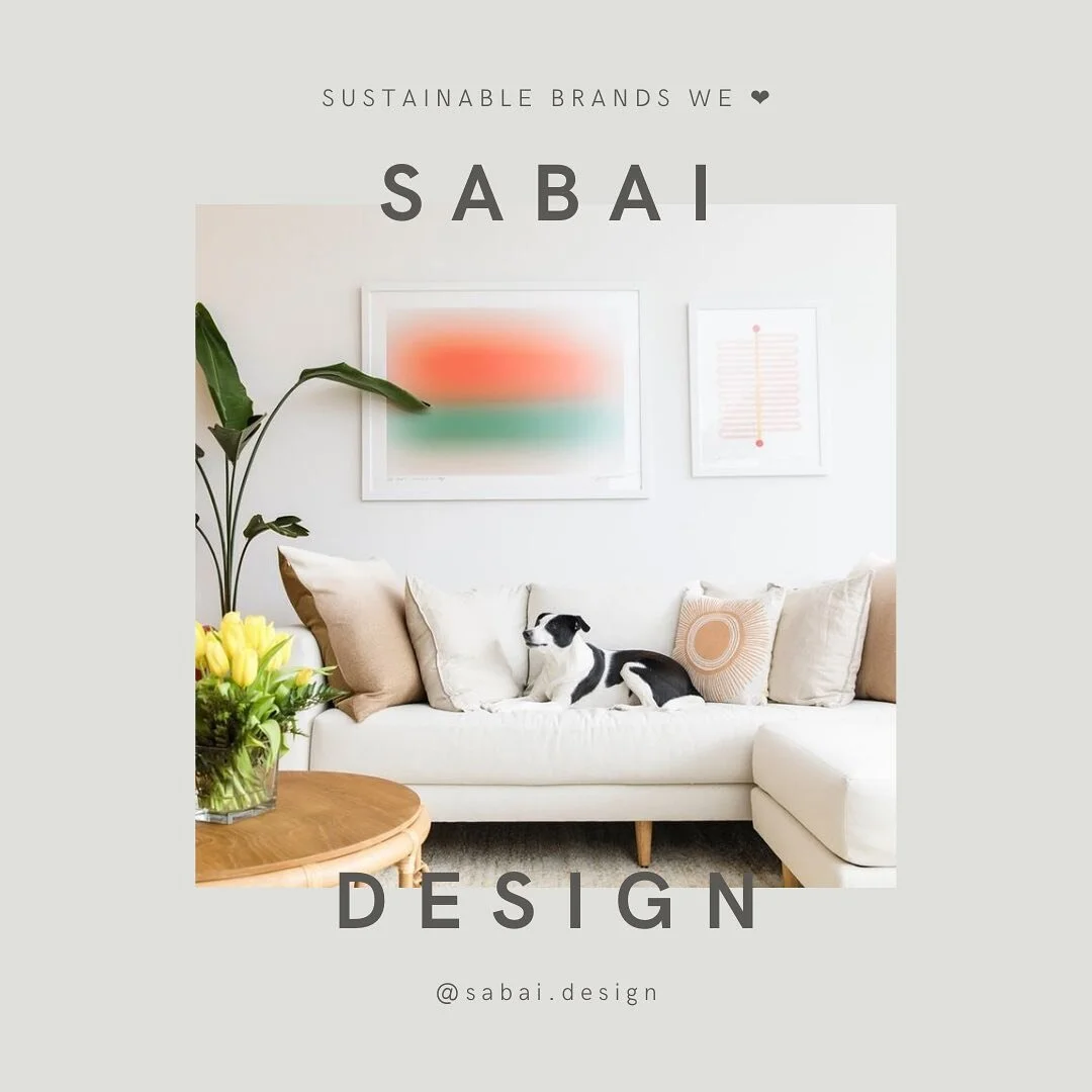 @sabai.design's furniture checks every box: ☑️ beautiful, ☑️ durable, ☑️ eco-conscious, ☑️ affordable. Their collection of sofas, sectionals and ottomans are made ethically from jump&mdash;think local sourcing, recycled materials, plastic-free packag