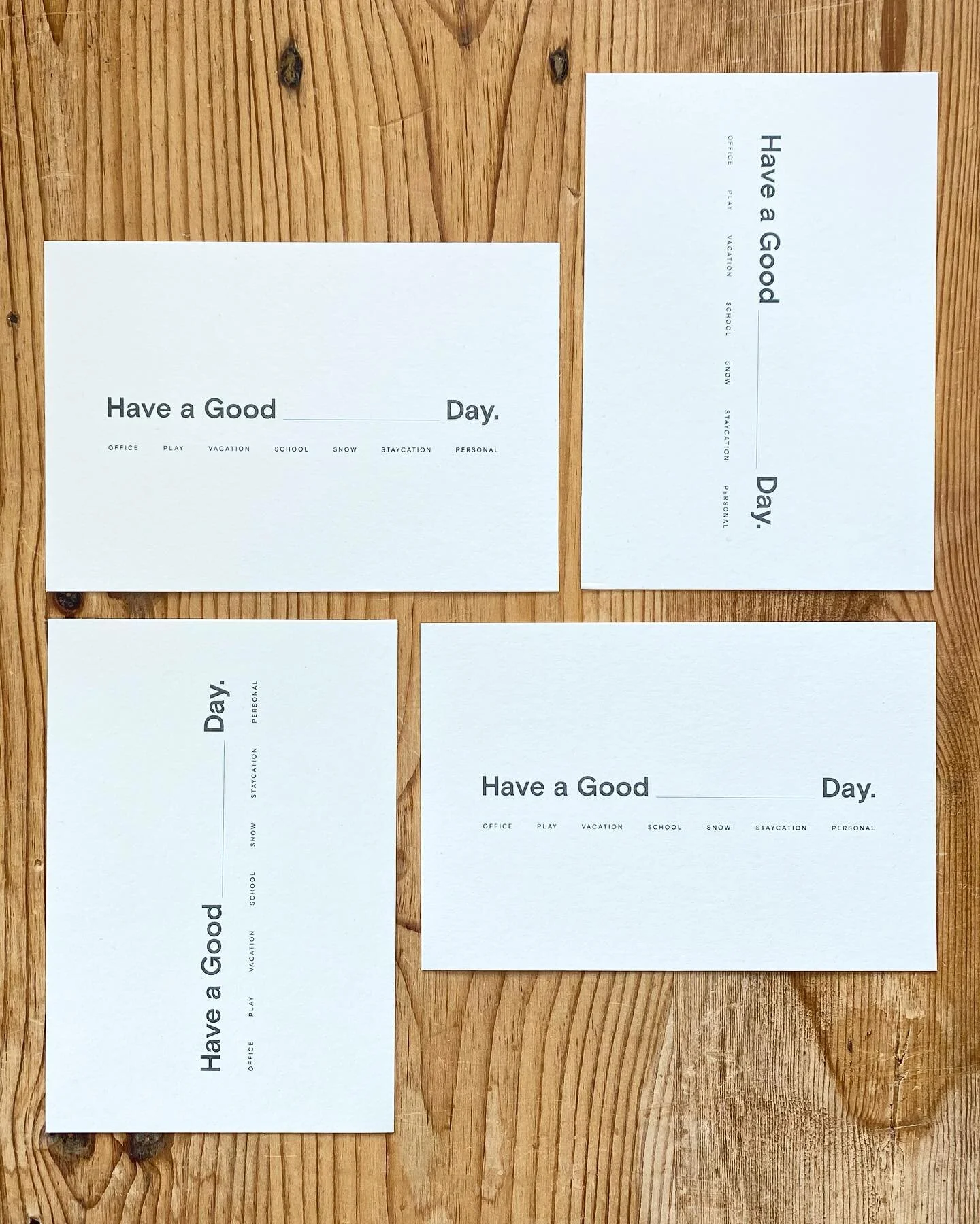 Drop by the #goodofficeday pop-up to mail a free postcard to someone who would love to hear from you. 📫