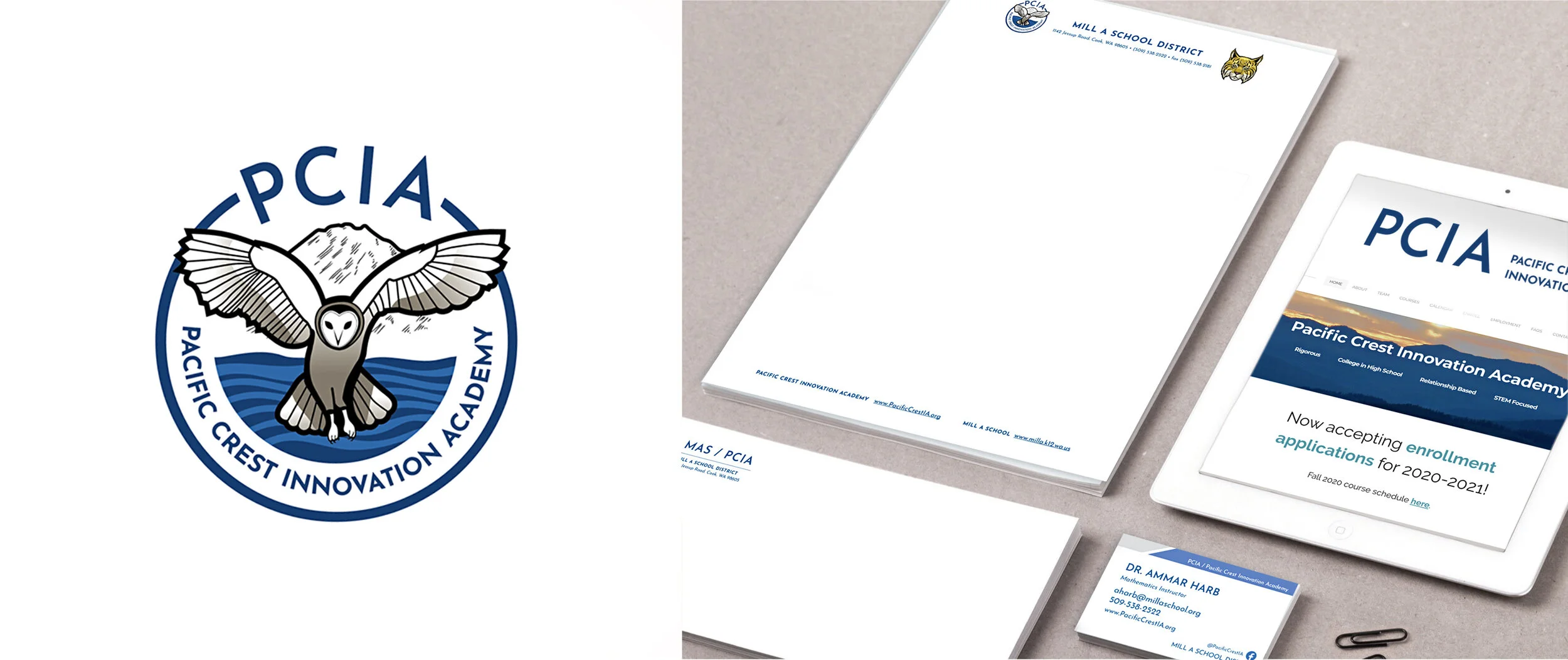Pacific Crest Innovation Academy - branding