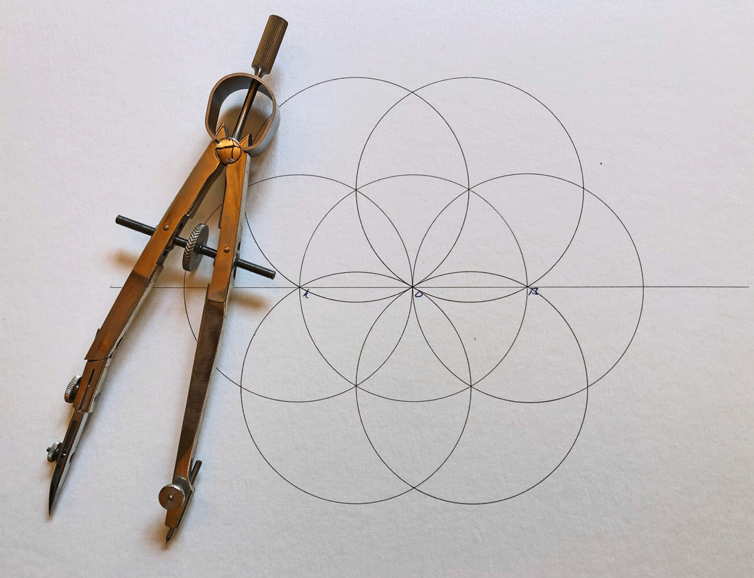 A Compass Exercise: Precision Revealed. — Drawing Islamic Geometric Designs